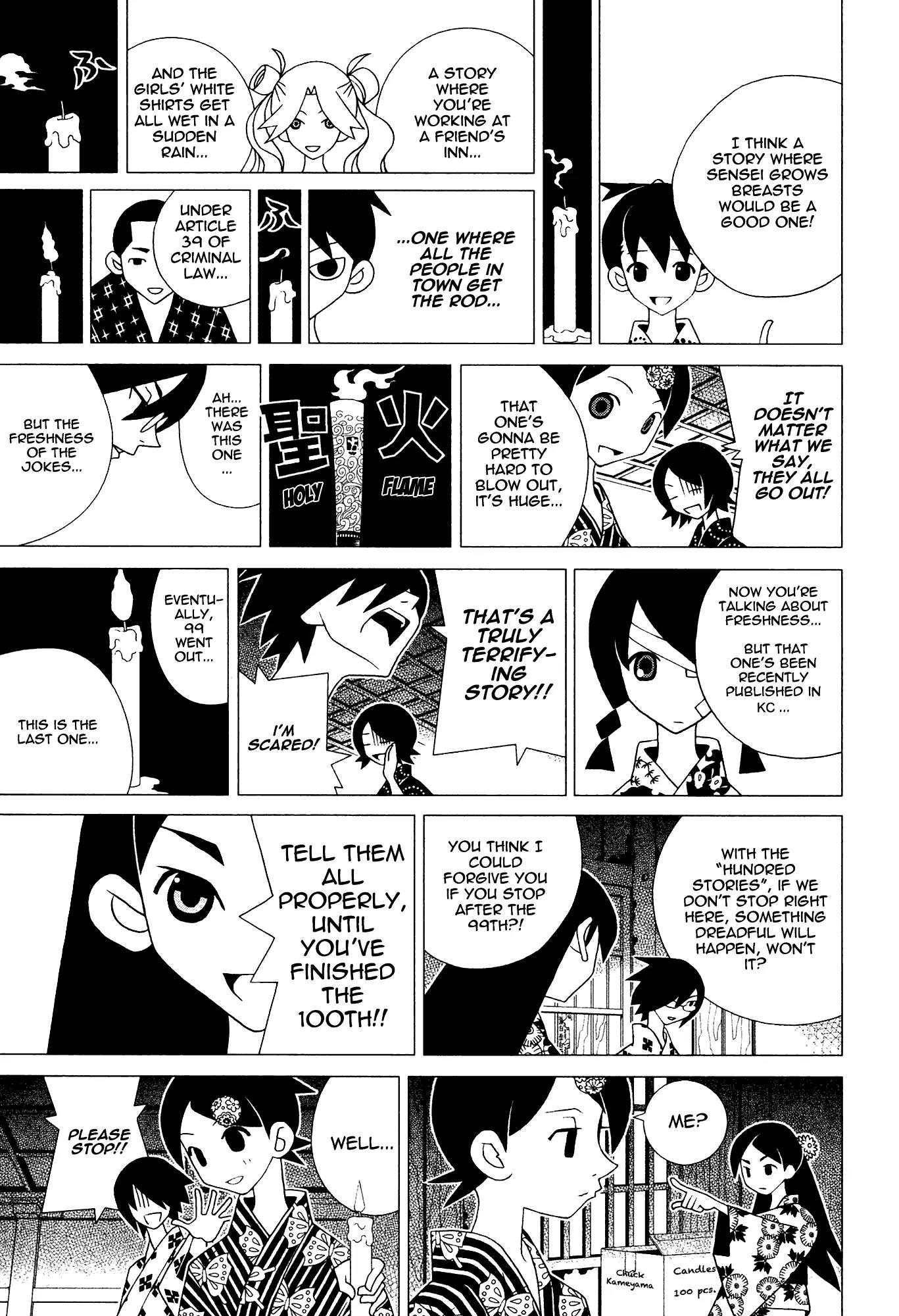 Sayonara Zetsubou Sensei Chapter 149 page 12 - Chapter 149 : Dialog in the Dark