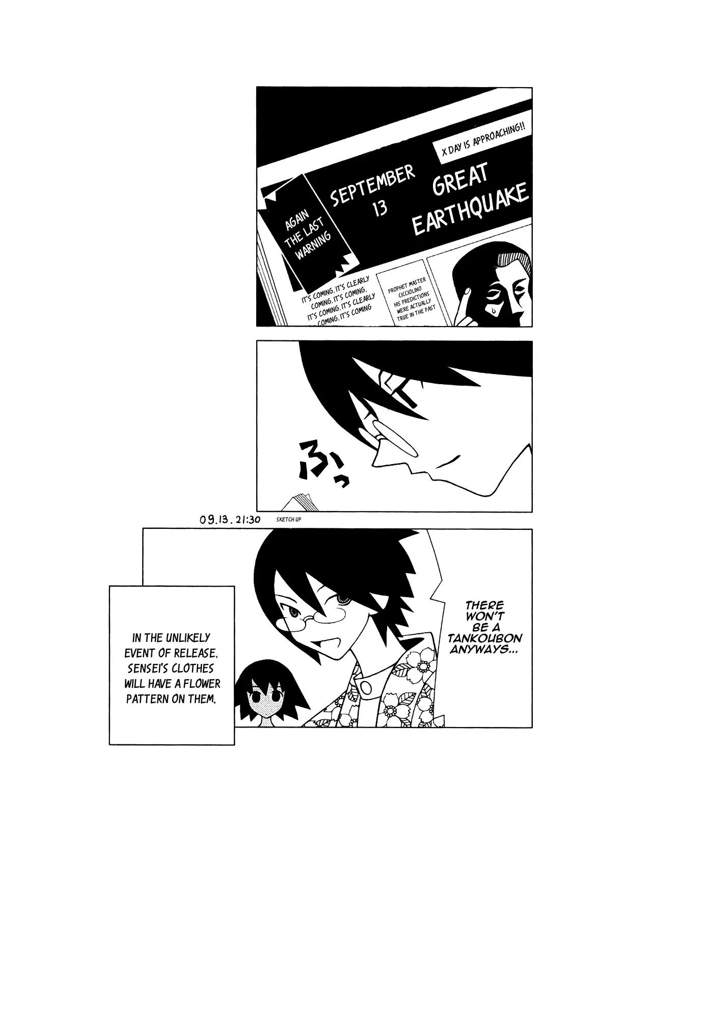 Sayonara Zetsubou Sensei Chapter 150 page 14 - Chapter 150 : A Notice from the Ministry of Prediction