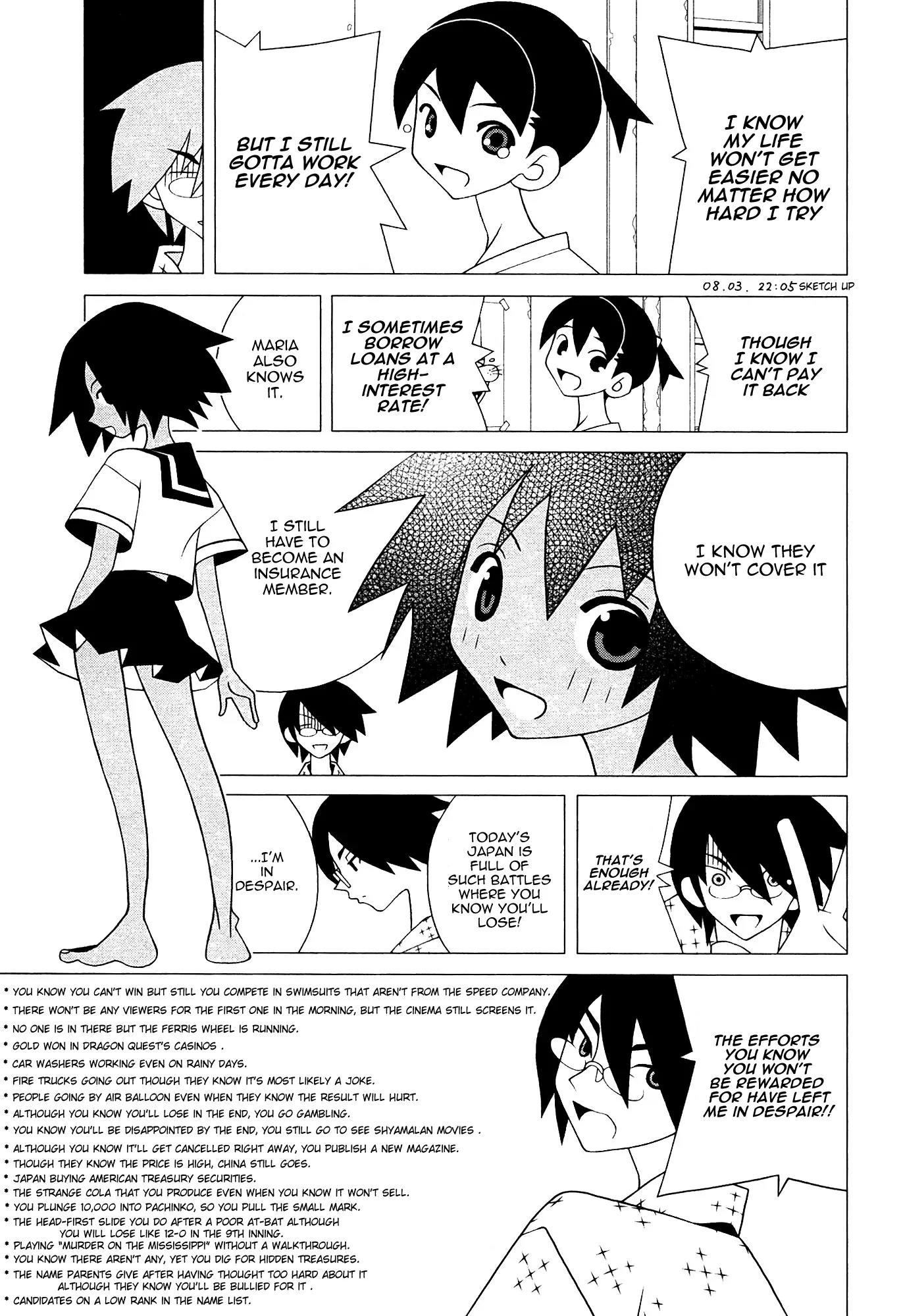 Sayonara Zetsubou Sensei Chapter 150 page 8 - Chapter 150 : A Notice from the Ministry of Prediction