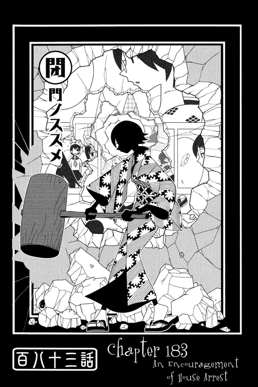 Sayonara Zetsubou Sensei Chapter 183 page 1 - Chapter 183 : An Encouragement of House Arrest