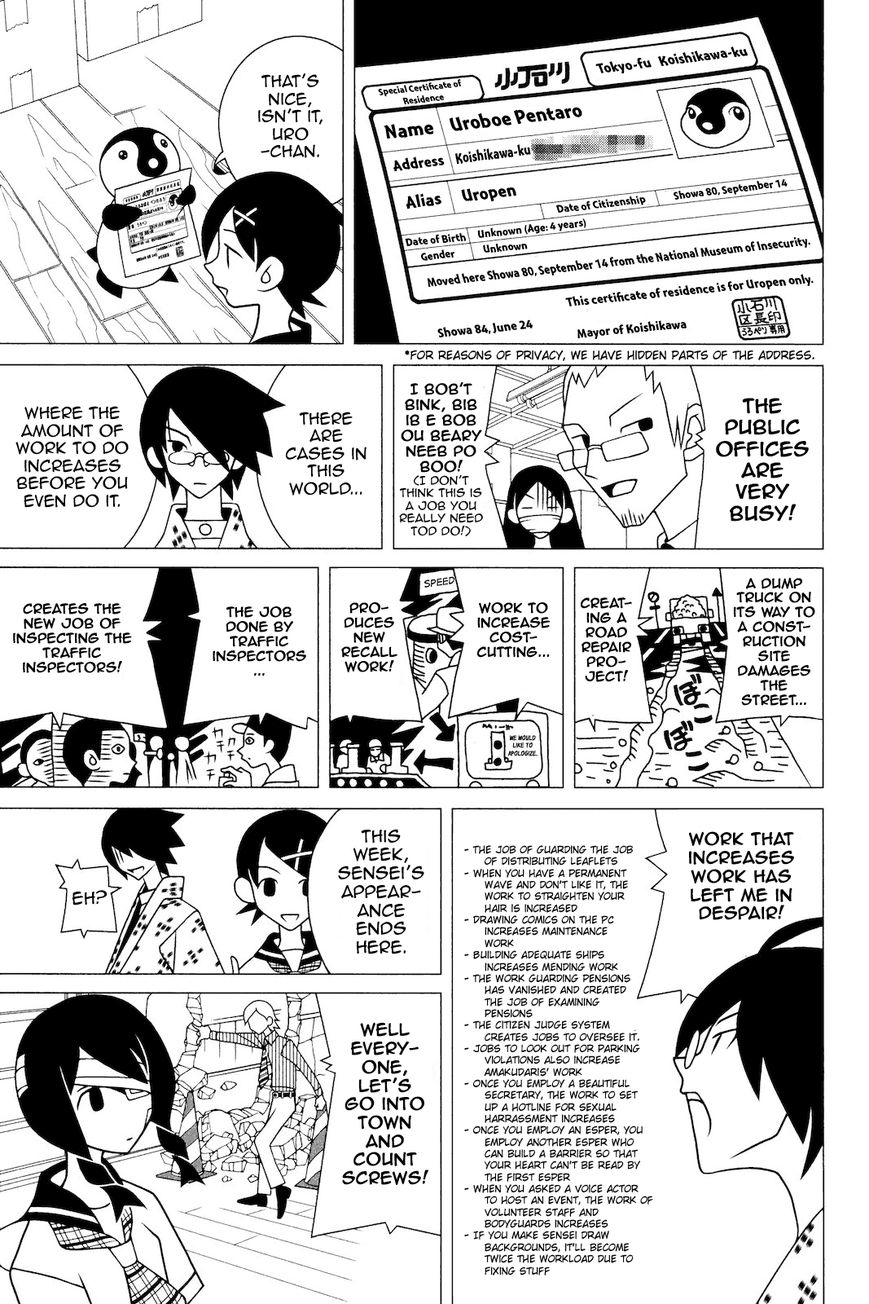 Sayonara Zetsubou Sensei Chapter 185 page 10 - Chapter 185 : The Screw-up Bird Chronicle