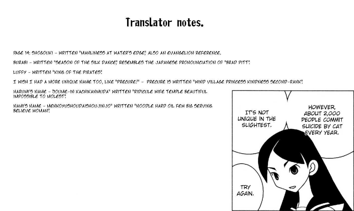Sayonara Zetsubou Sensei Chapter 195 page 15 - Chapter 195 : Record of a Vital Idiosyncracy.