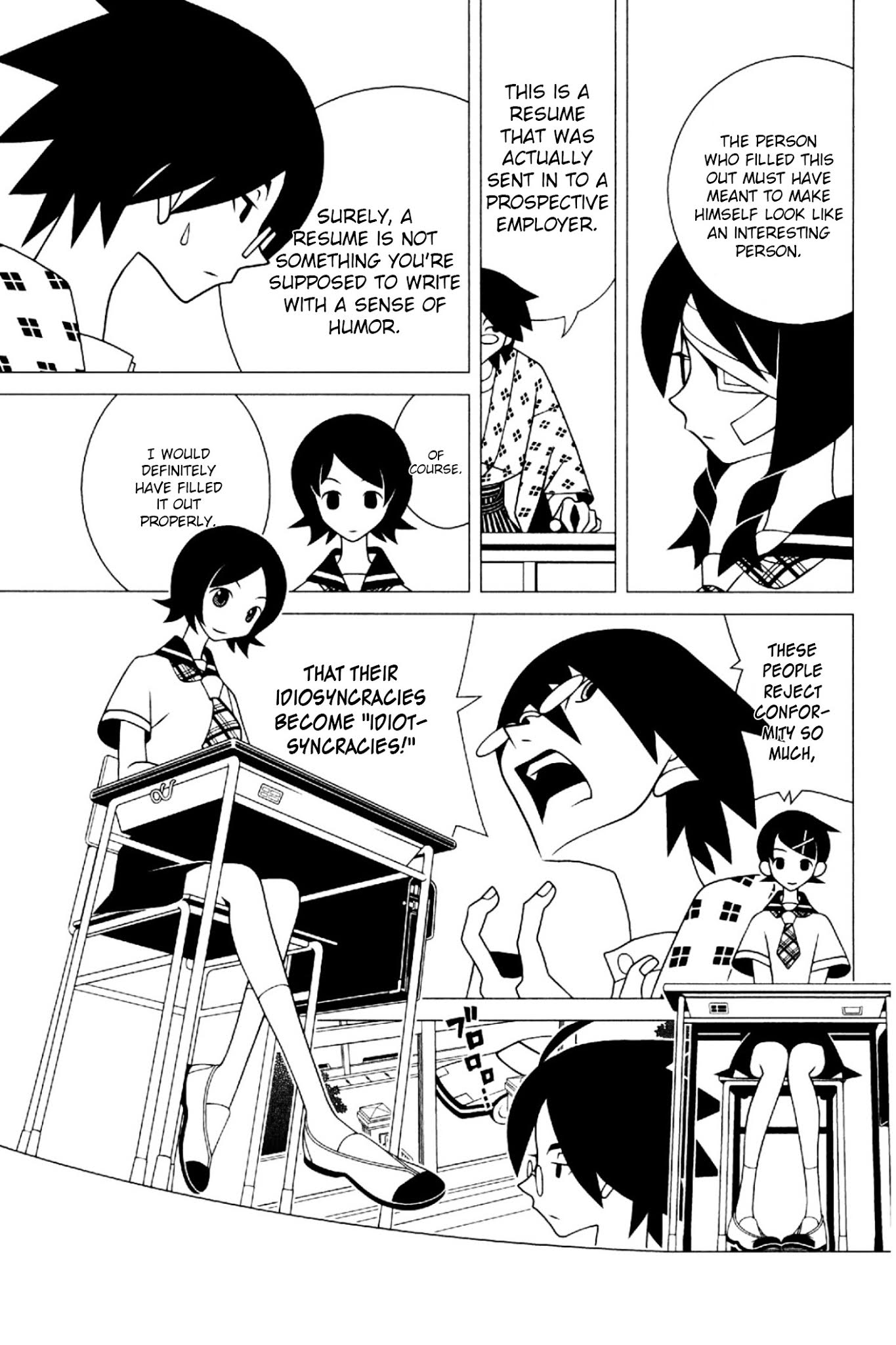 Sayonara Zetsubou Sensei Chapter 195 page 4 - Chapter 195 : Record of a Vital Idiosyncracy.