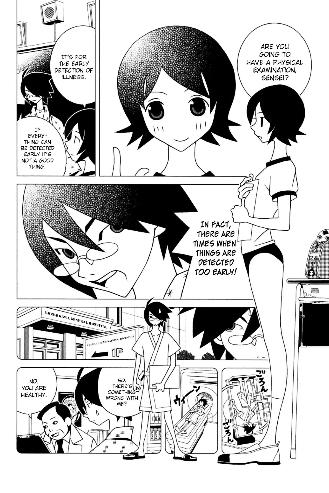 Sayonara Zetsubou Sensei Chapter 197 page 3 - Chapter 197 : The Premature Soul