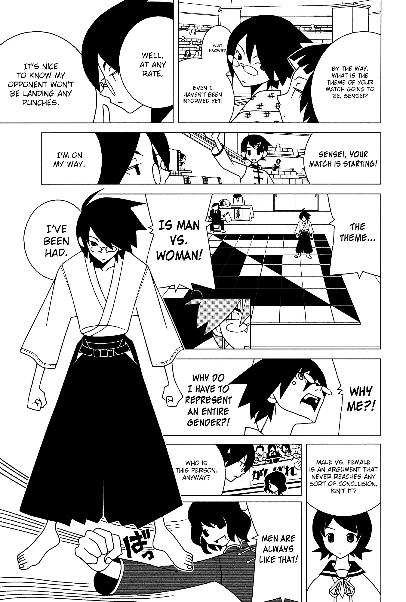 Sayonara Zetsubou Sensei Chapter 202 page 10 - Chapter 202 : The Opposite Ring.
