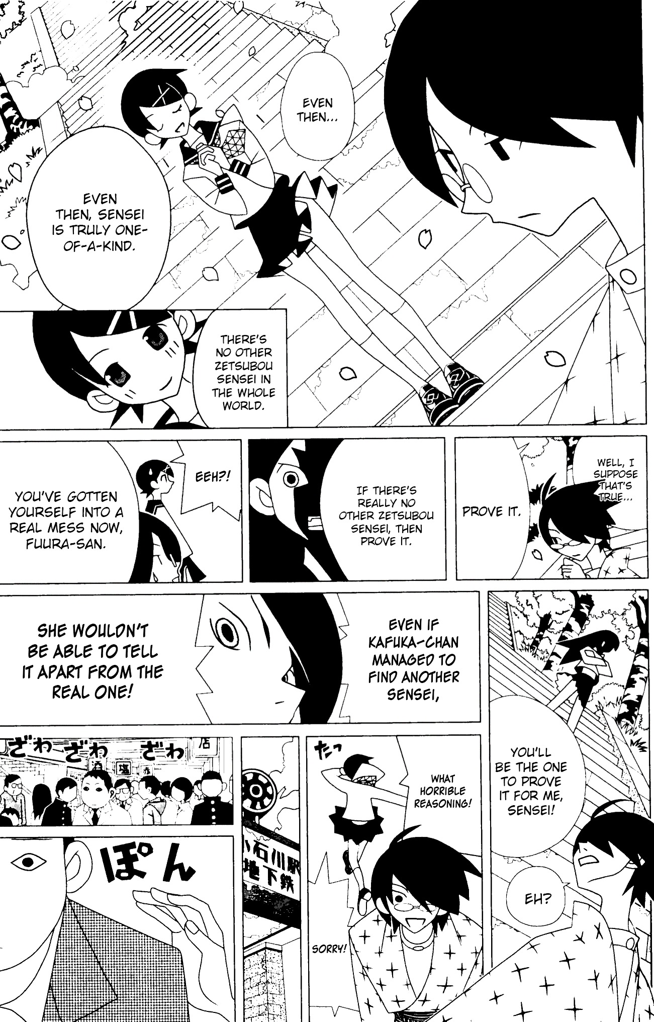 Sayonara Zetsubou Sensei Chapter 218.3 page 10 - Chapter 218v3 : Only Spring Killer.