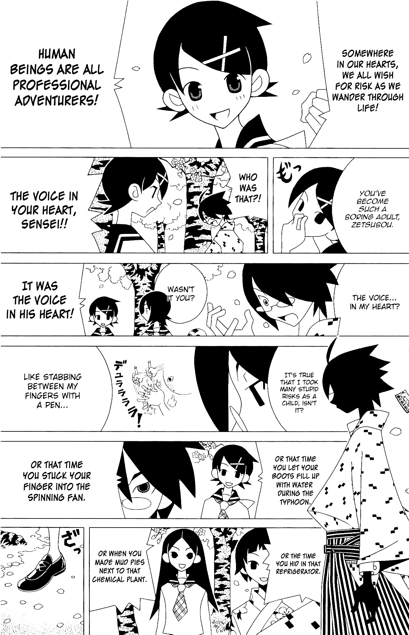 Sayonara Zetsubou Sensei Chapter 219 page 10 - Chapter 219 : Once in Jest I Took the Risk upon my Back.
