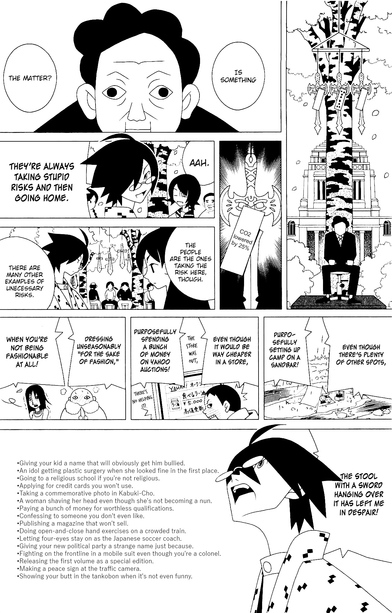 Sayonara Zetsubou Sensei Chapter 219 page 7 - Chapter 219 : Once in Jest I Took the Risk upon my Back.