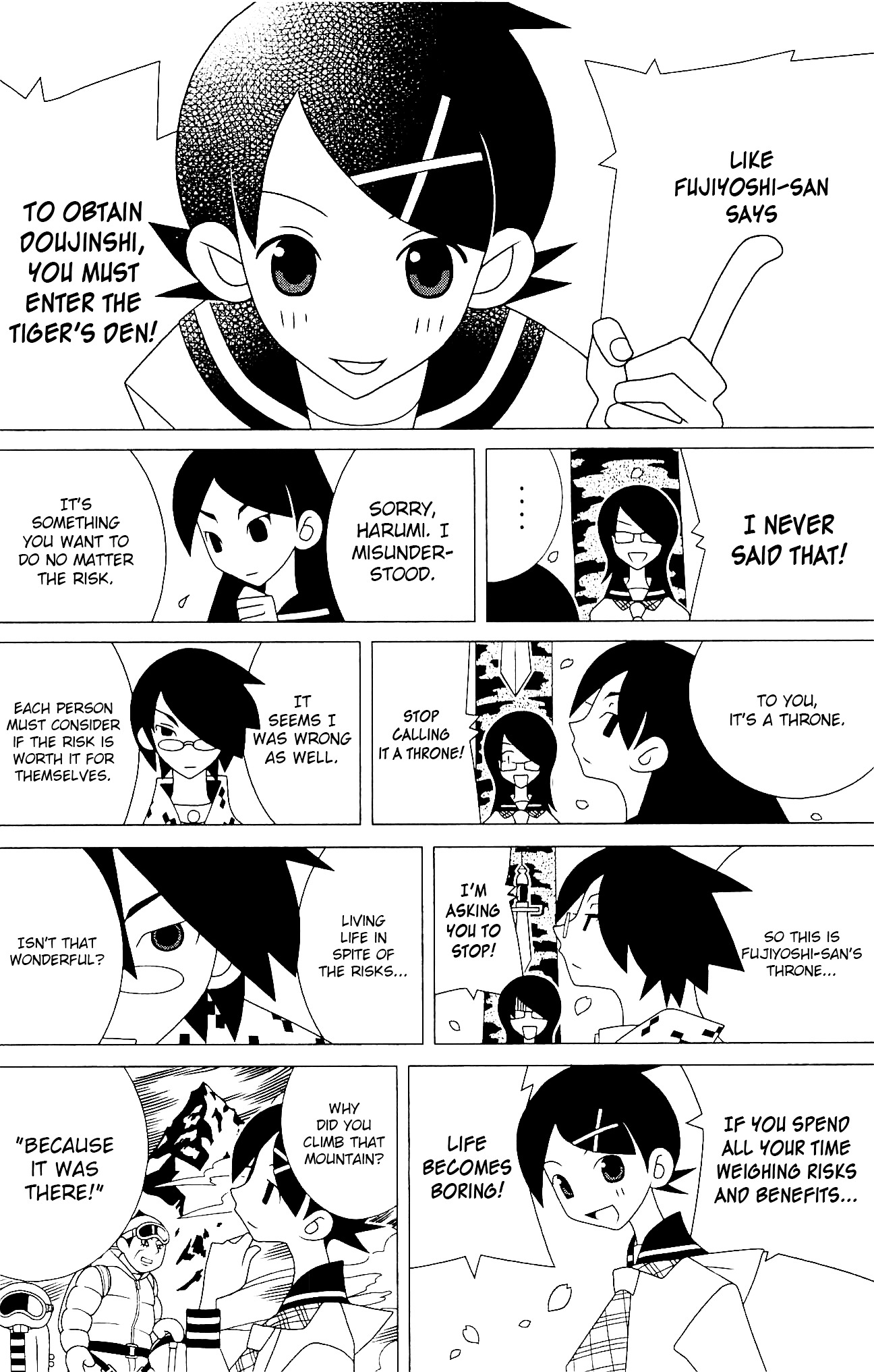 Sayonara Zetsubou Sensei Chapter 219 page 9 - Chapter 219 : Once in Jest I Took the Risk upon my Back.