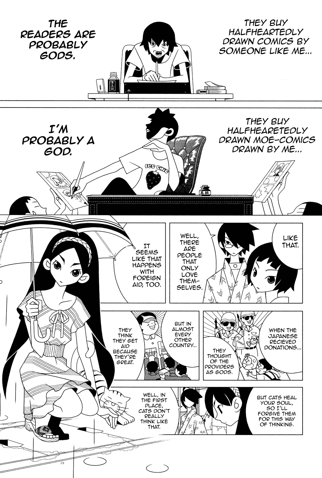 Sayonara Zetsubou Sensei Chapter 224 page 6 - Chapter 224 : You Shall Understand at a Glance that This God Has Just Being Born