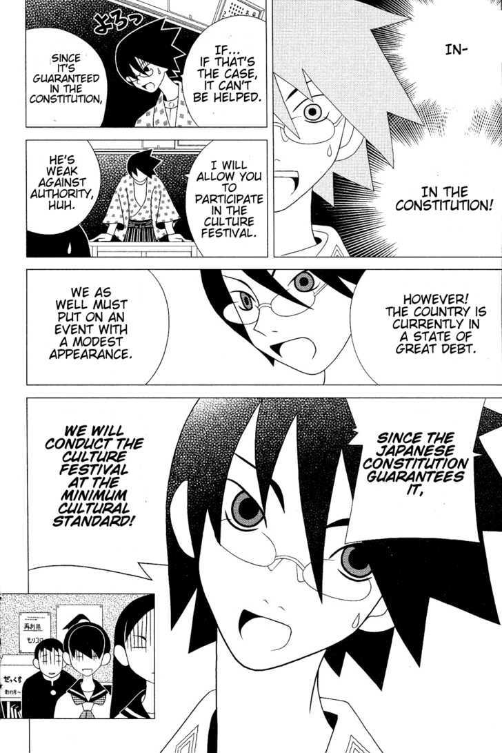 Sayonara Zetsubou Sensei Chapter 23 page 6 - Chapter 23 : A Cultured Person Found Shelter from the Rain Under Rashomon.