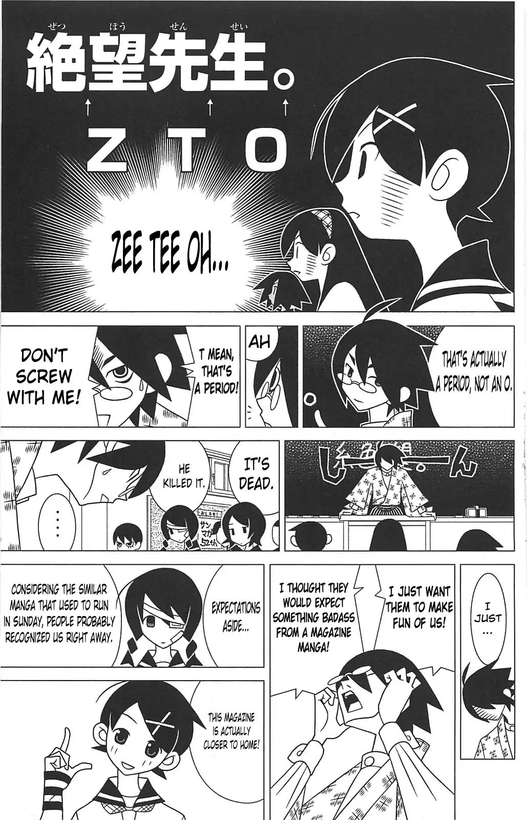 Sayonara Zetsubou Sensei Chapter 259 page 6 - Chapter 259: An Away Family