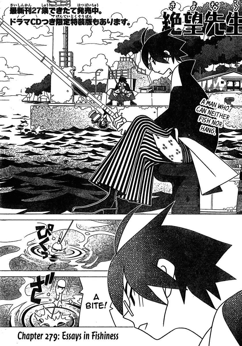 Sayonara Zetsubou Sensei Chapter 279 page 1 - Chapter 279