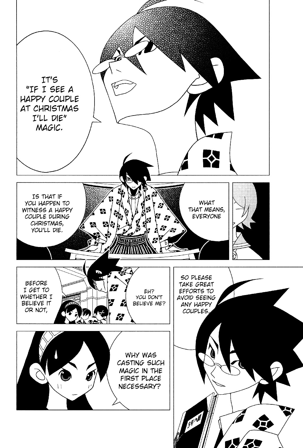 Sayonara Zetsubou Sensei Chapter 284 page 3 - Chapter 284 : Everything Becomes a Couple.