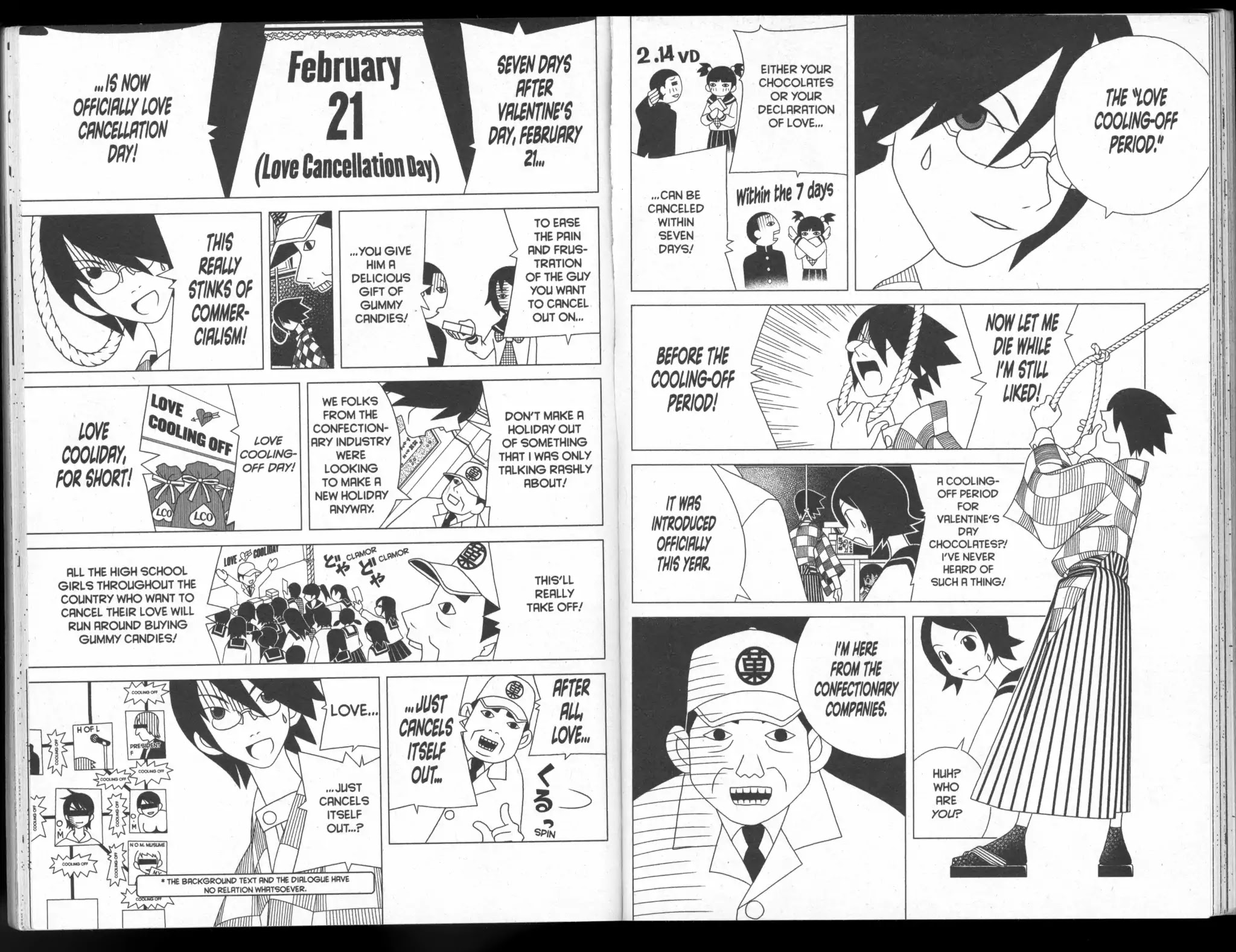 Sayonara Zetsubou Sensei Chapter 38 page 3 - Chapter 38: Chocolates Returned Without Hesitation
