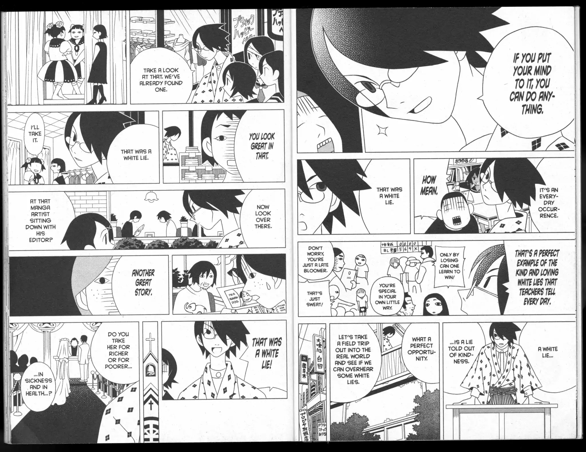 Sayonara Zetsubou Sensei Chapter 41 page 8 - Chapter 41: The White Lie