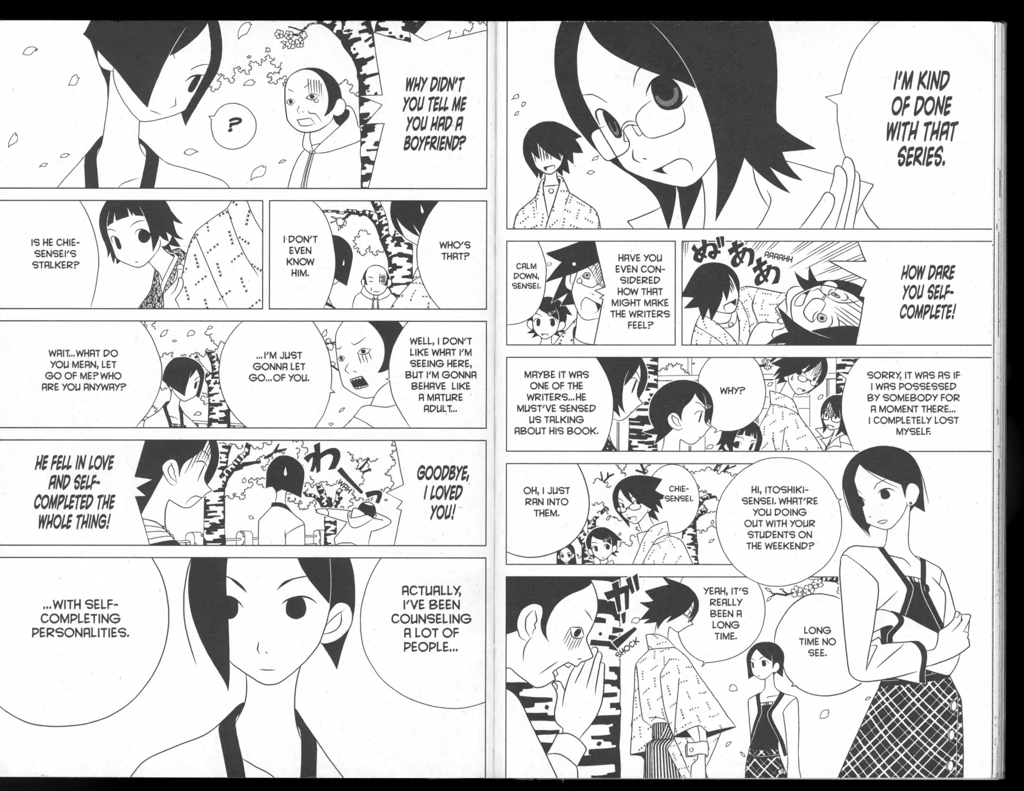Sayonara Zetsubou Sensei Chapter 44 page 3 - Chapter 44: The Restaurant That Never Takes Orders