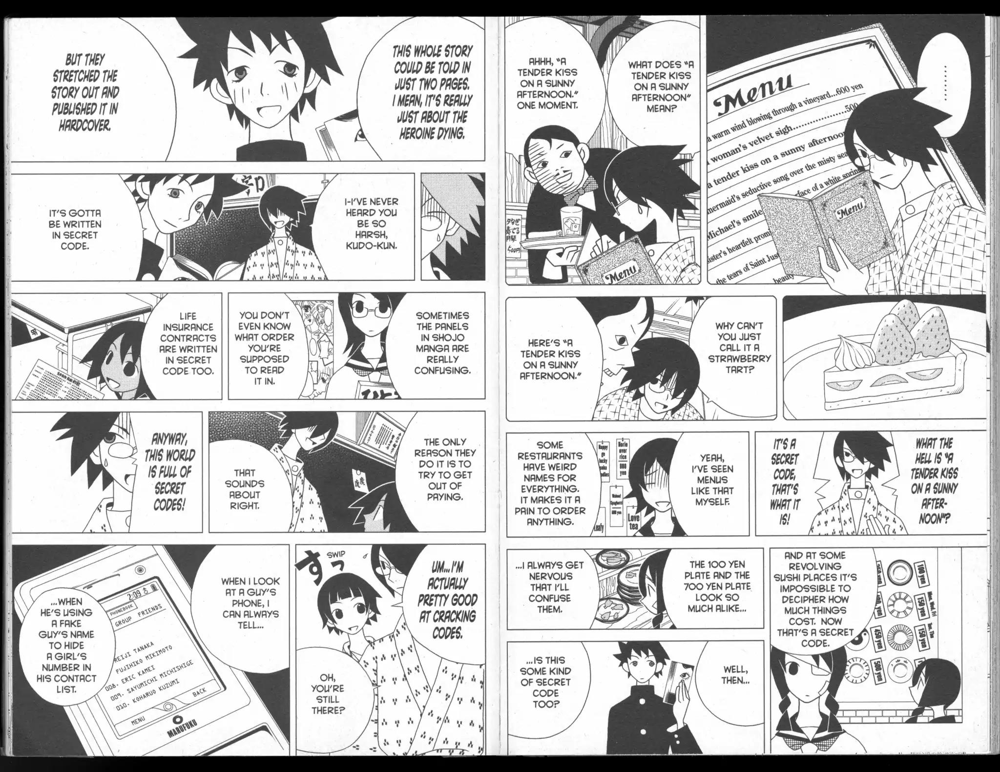 Sayonara Zetsubou Sensei Chapter 49 page 3 - Chapter 49: The Secret Code