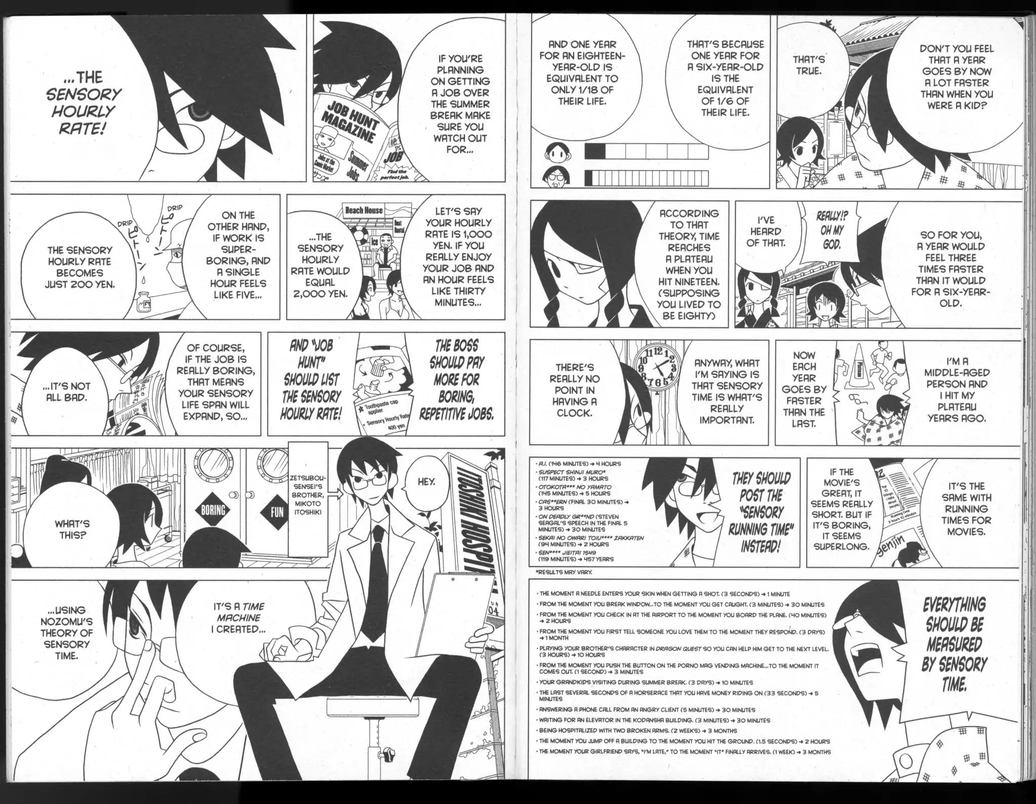 Sayonara Zetsubou Sensei Chapter 60 page 4 - Chapter 60: The Silver Time Difference