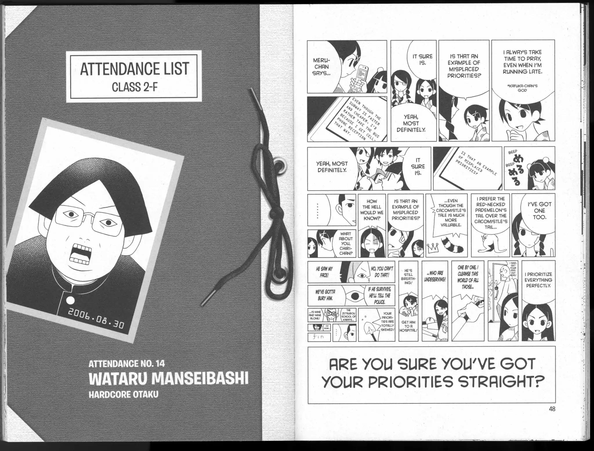 Sayonara Zetsubou Sensei Chapter 63 page 8 - Chapter 63: Prioritize This!