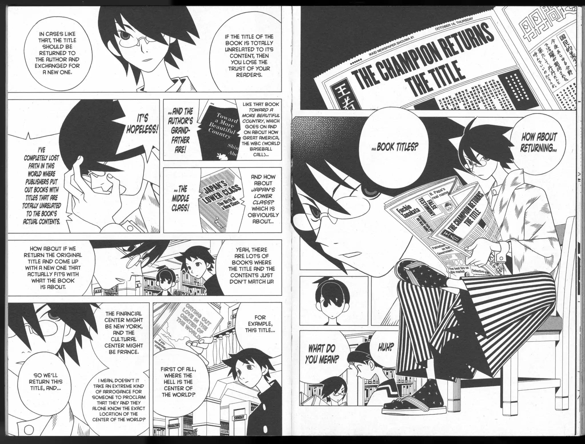 Sayonara Zetsubou Sensei Chapter 69 page 2 - Chapter 69: Confusing Names