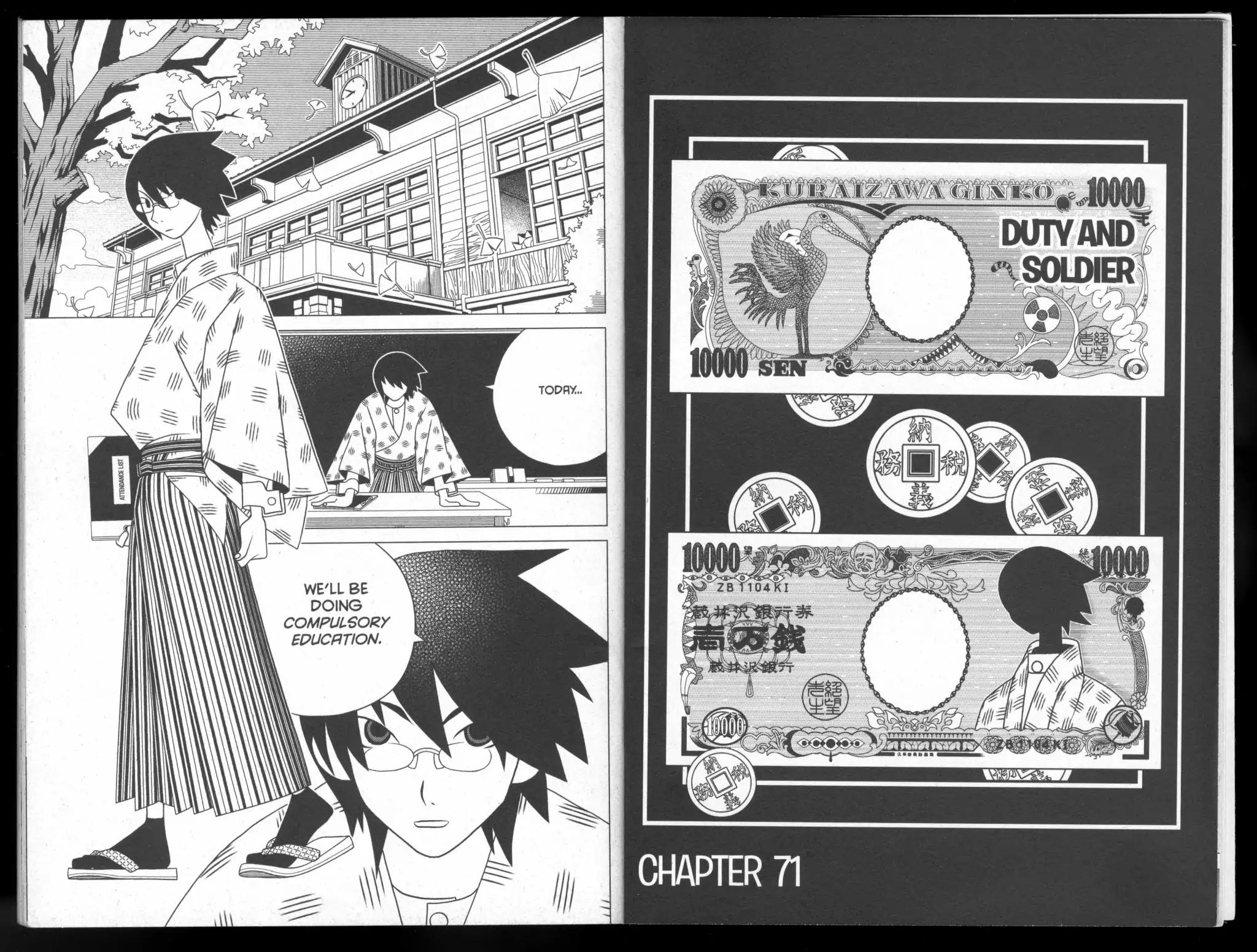 Sayonara Zetsubou Sensei Chapter 71 page 9 - Chapter 71: Duty and Solider