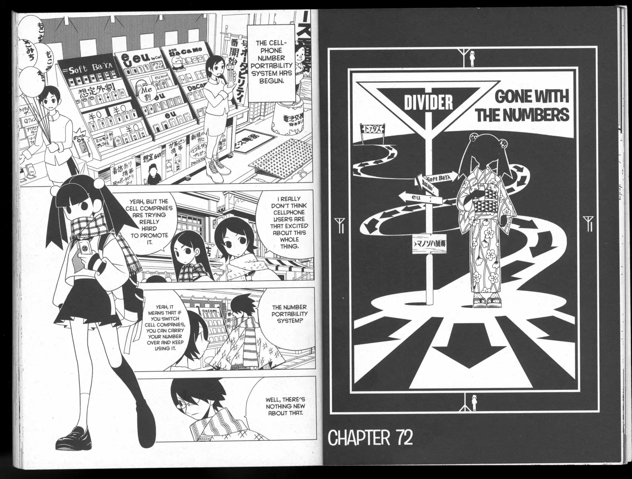 Sayonara Zetsubou Sensei Chapter 72 page 1 - Chapter 72: Gone with the Numbers
