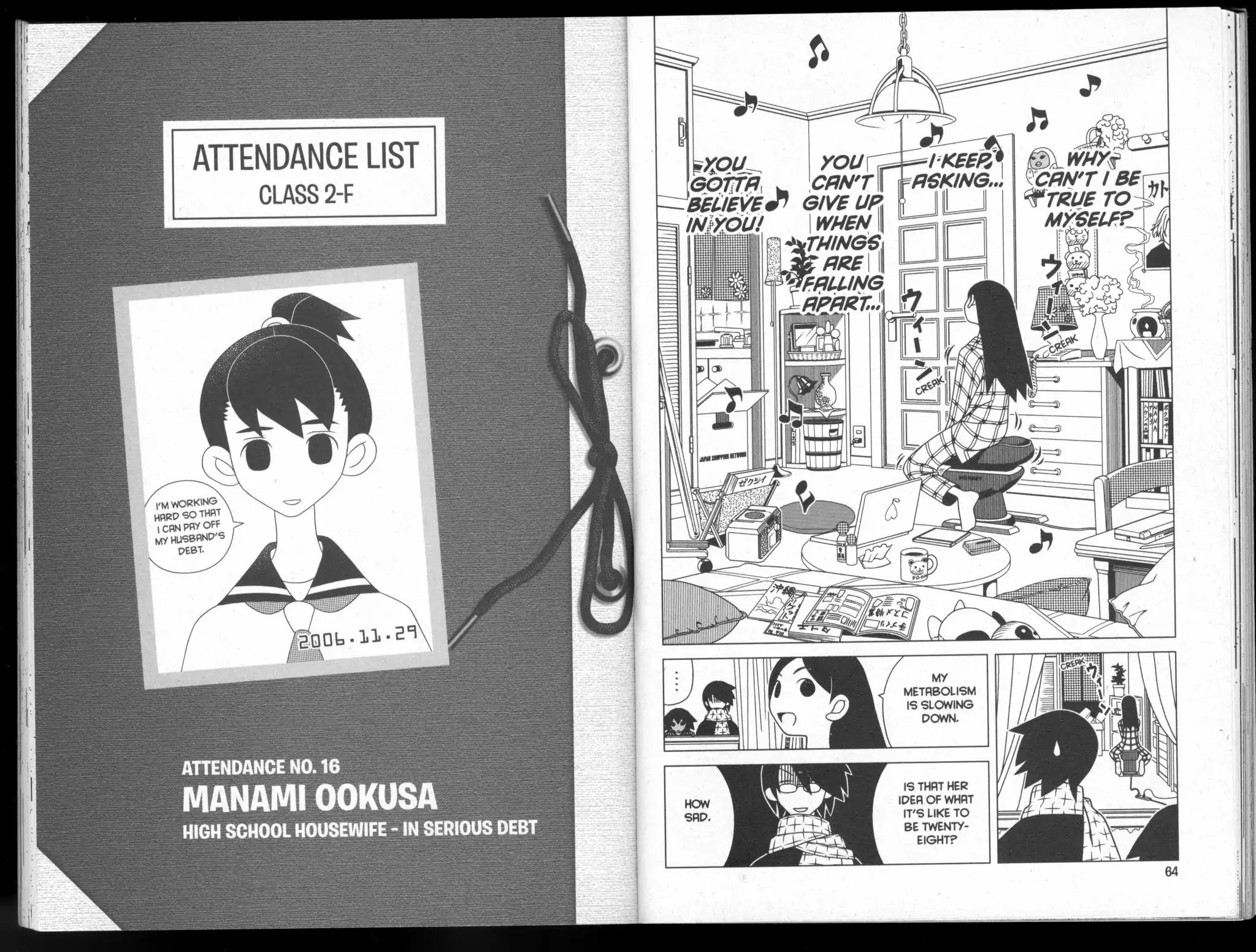 Sayonara Zetsubou Sensei Chapter 74 page 8 - Chapter 74: You're Seventeen Years Old...Don't You Wanna Grab Your Wrinkles?