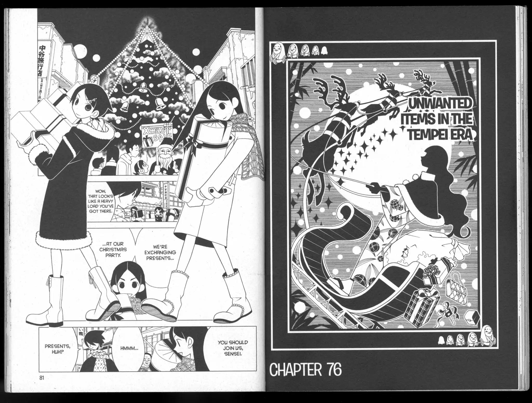 Sayonara Zetsubou Sensei Chapter 76 page 1 - Chapter 76: Unwanted Items in the Tempei Era