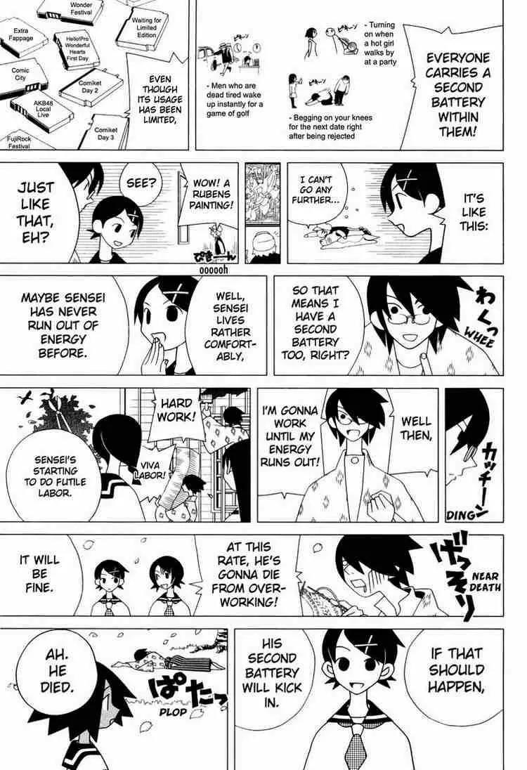 Sayonara Zetsubou Sensei Chapter 89 page 12 - Chapter 89 : Yada-Chan Said "It's a Recharge" in a Small Voice