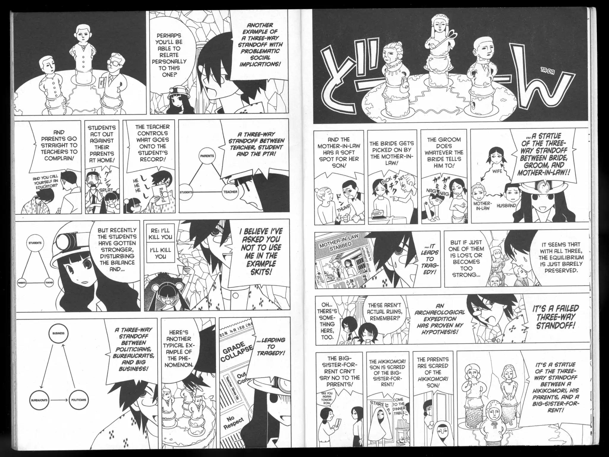 Sayonara Zetsubou Sensei Chapter 91 page 10 - Chapter 91: If You Work By Reason, You Grow Rough-edged; If You Choose To Oar Into Sentiment's Stream, It Will Sweep You Away. Demanding Your Own Way Only Serves To Constrain You. However You L