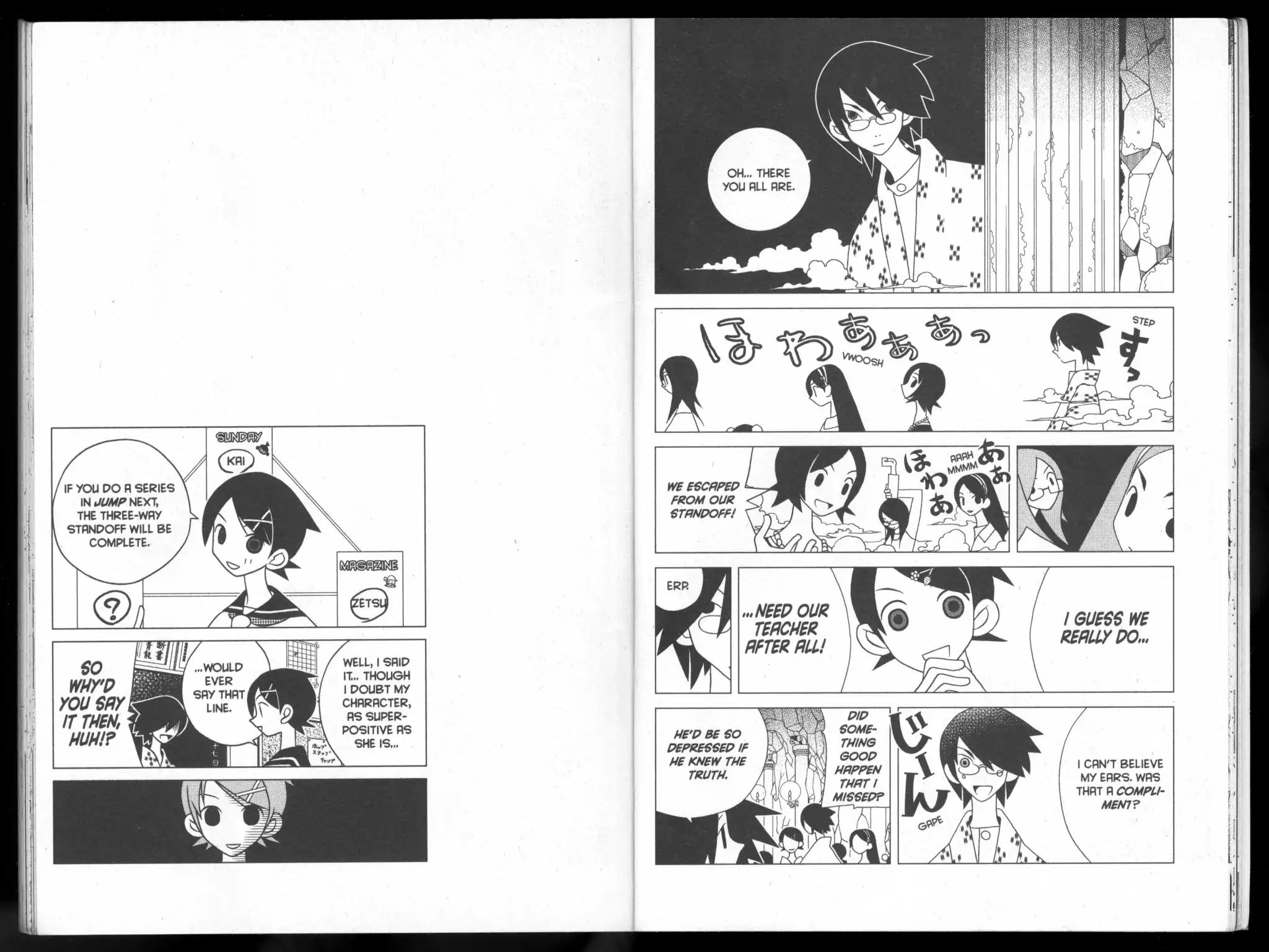 Sayonara Zetsubou Sensei Chapter 91 page 13 - Chapter 91: If You Work By Reason, You Grow Rough-edged; If You Choose To Oar Into Sentiment's Stream, It Will Sweep You Away. Demanding Your Own Way Only Serves To Constrain You. However You L