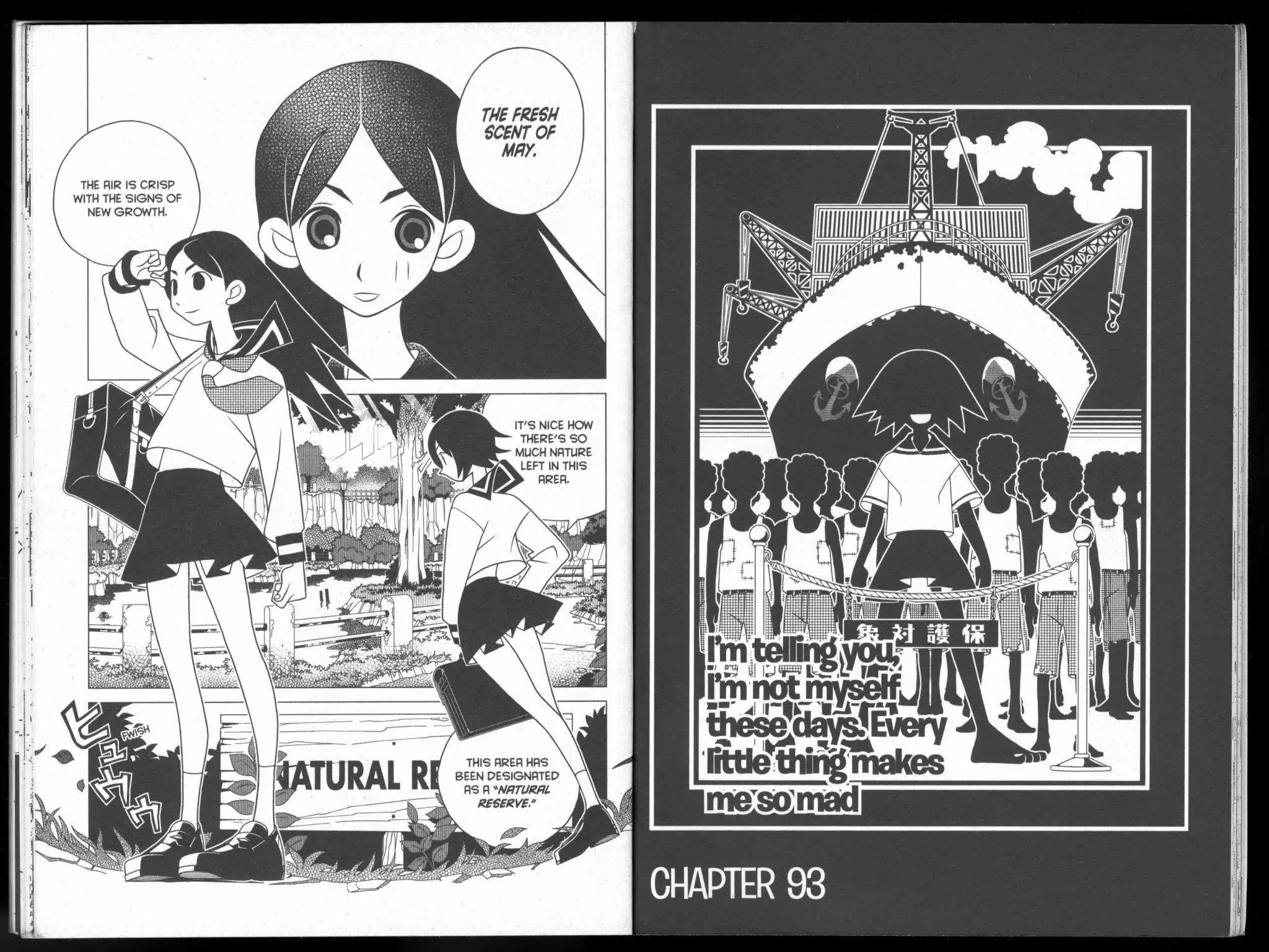 Sayonara Zetsubou Sensei Chapter 93 page 1 - Chapter 93: I'm Telling You, I'm Not Myself These Days. Every Little Thing Makes Me So Mad