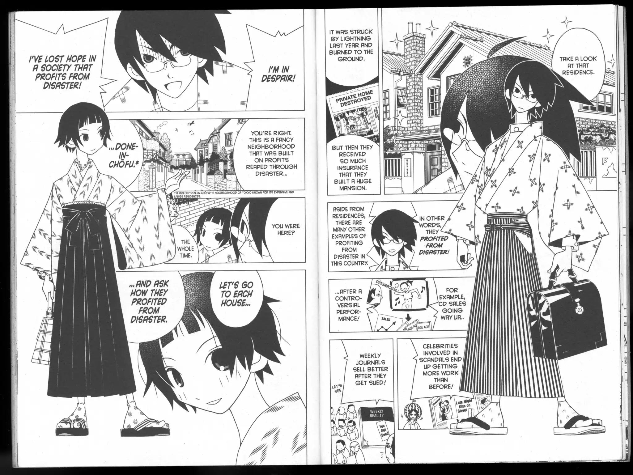 Sayonara Zetsubou Sensei Chapter 95 page 3 - Chapter 95: You Must Profit From Disaster At Kinkaku