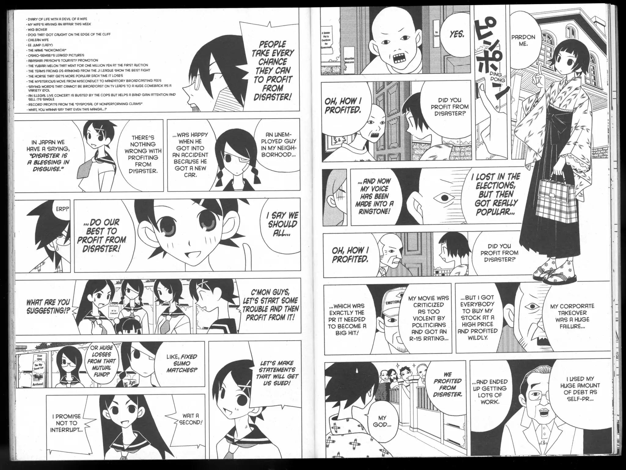 Sayonara Zetsubou Sensei Chapter 95 page 4 - Chapter 95: You Must Profit From Disaster At Kinkaku