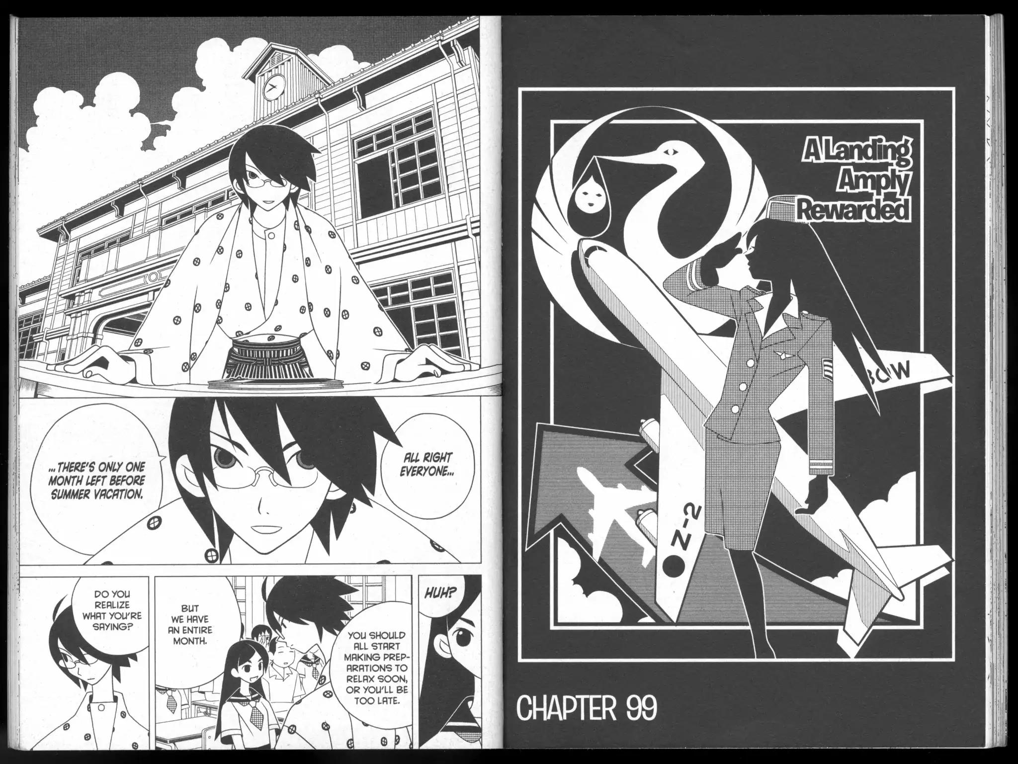 Sayonara Zetsubou Sensei Chapter 99 page 1 - Chapter 99: A Landing Amply Rewarded