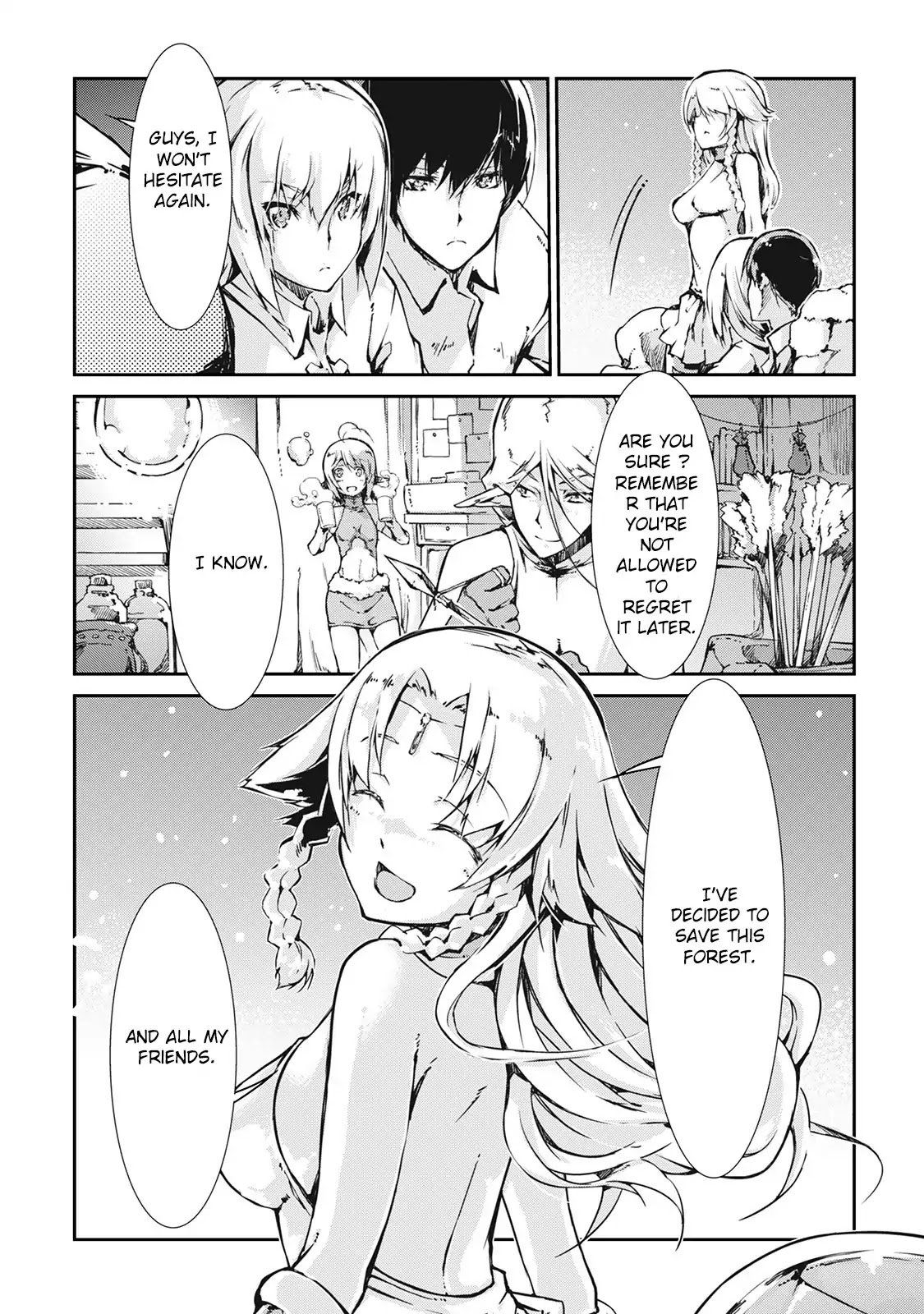 Sayounara Ryuusei, Konnichiwa Jinsei Chapter 21 page 12 - Chapter 21: Determination of selia