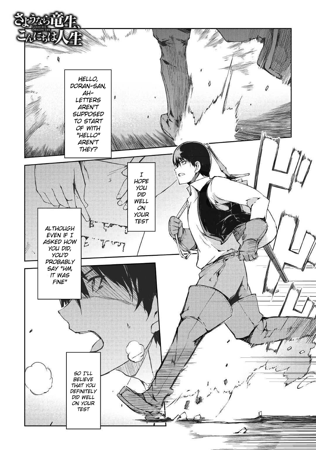 Sayounara Ryuusei, Konnichiwa Jinsei Chapter 36 page 2 - Chapter 36: Youth And Departure