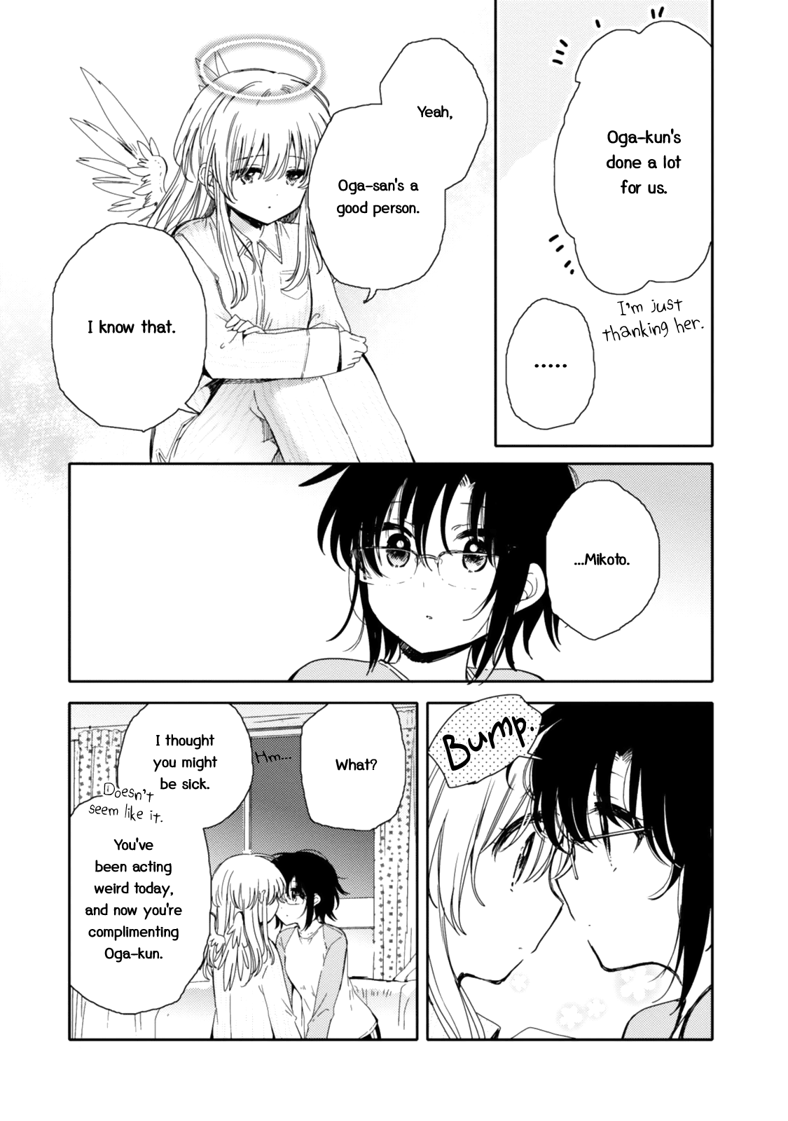 Sayuri-san no Imouto wa Tenshi Chapter 19 page 15 - Chapter 19: Tearful Goodbye
