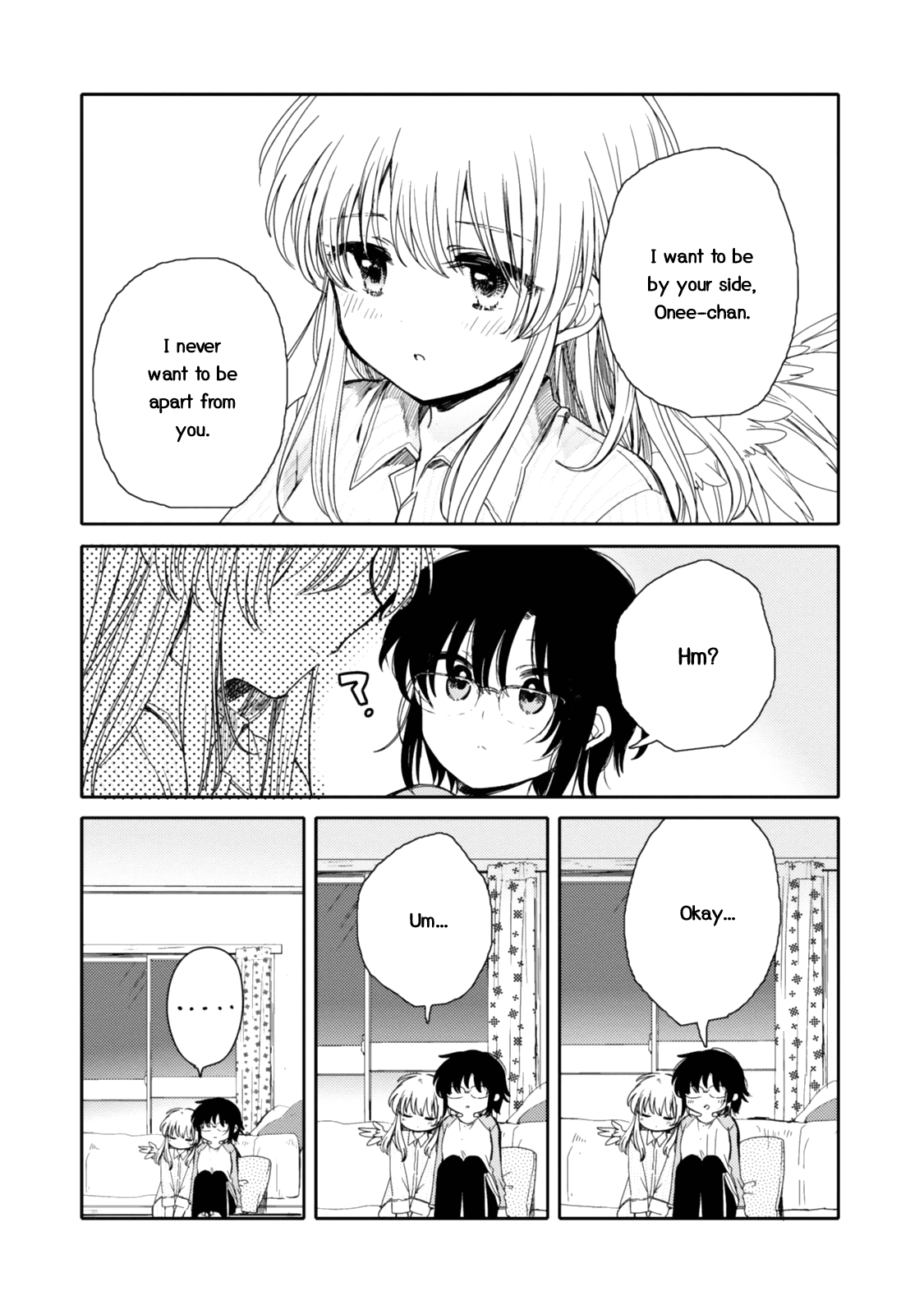 Sayuri-san no Imouto wa Tenshi Chapter 19 page 9 - Chapter 19: Tearful Goodbye
