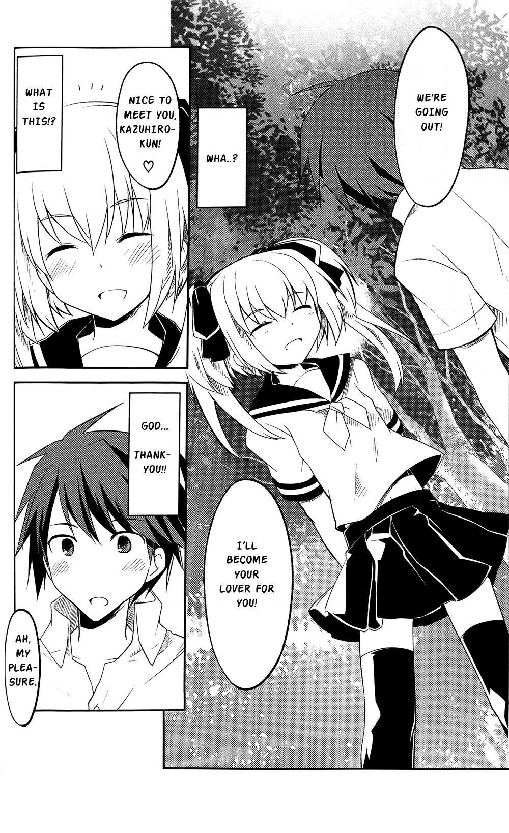 Sazanami Cherry Chapter 1 page 8 - Chapter 1: Do you want to know my secret