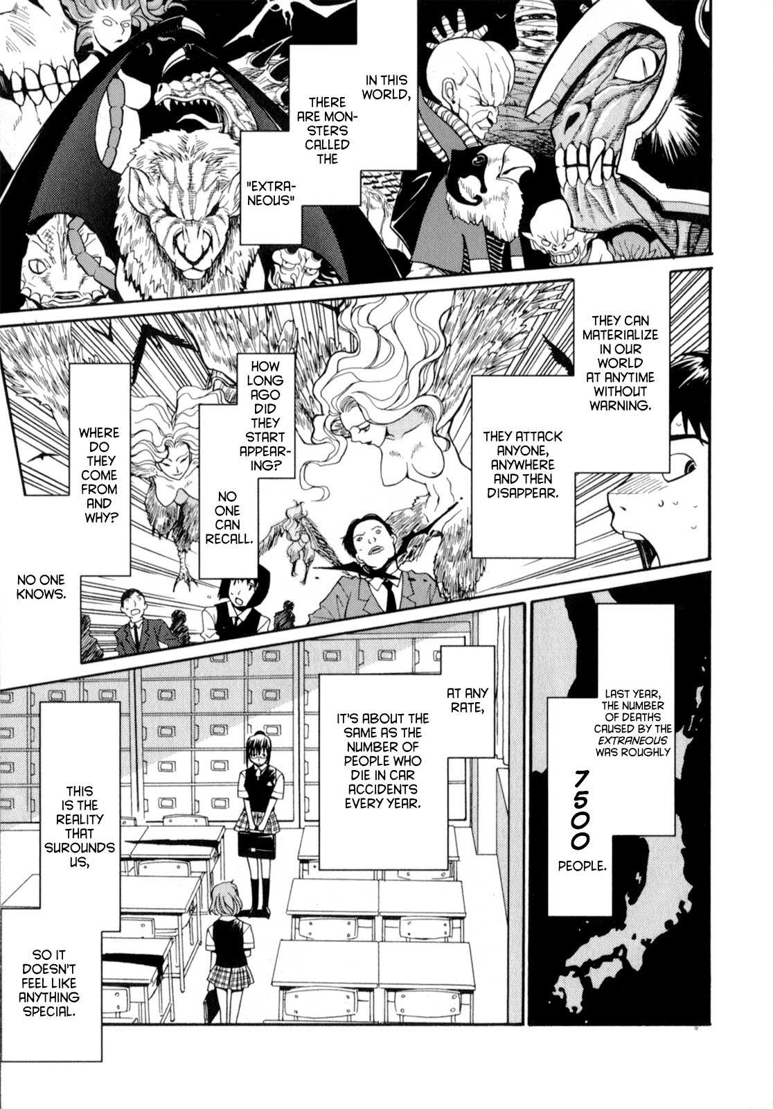 Scape-God Chapter 1 page 7 - Chapter 1: Makihara Midori's Youth