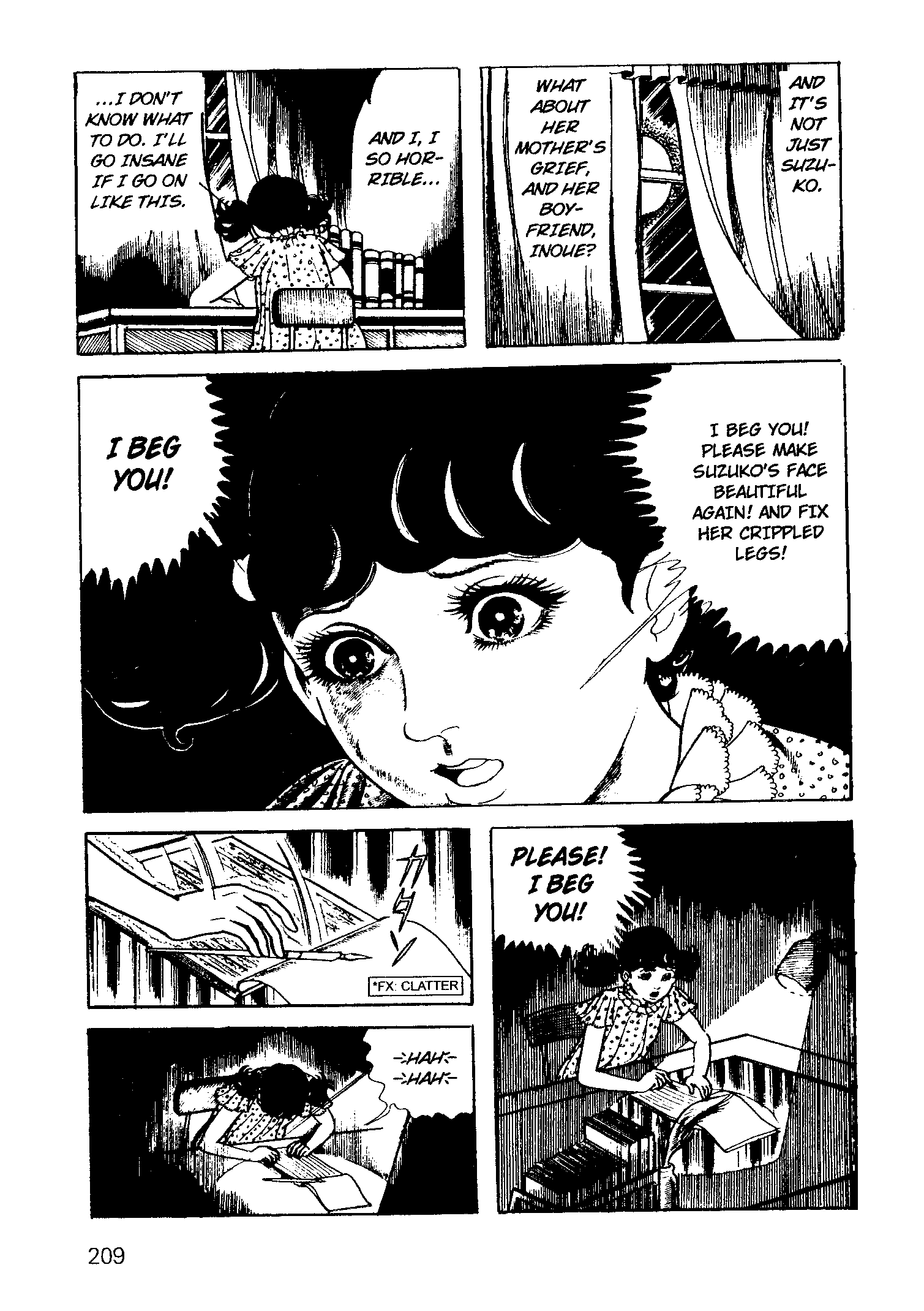 Scary Book Chapter 3.5 page 133 - Vol.3 Chapter 5: Letter