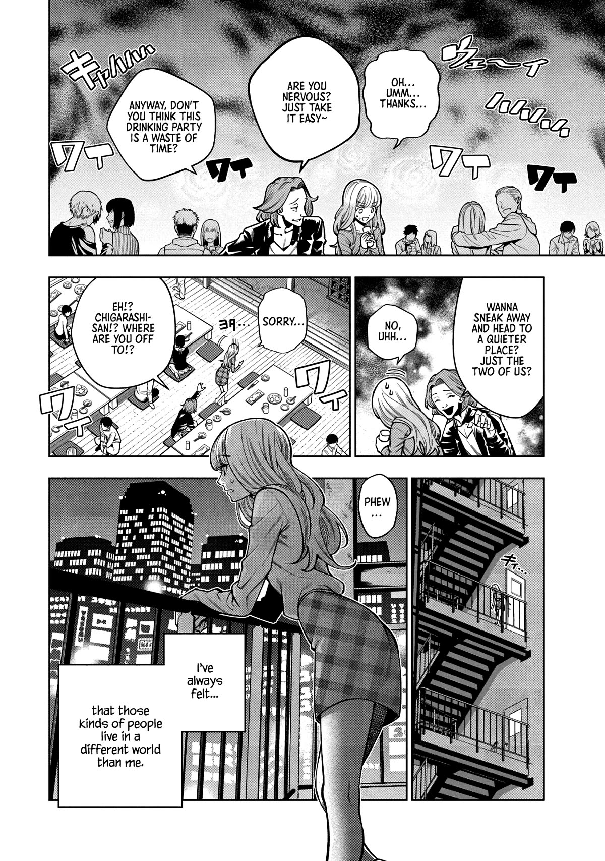 Scary Campus College University Chapter 1 page 13 - Chapter 1: Welcome Party ①