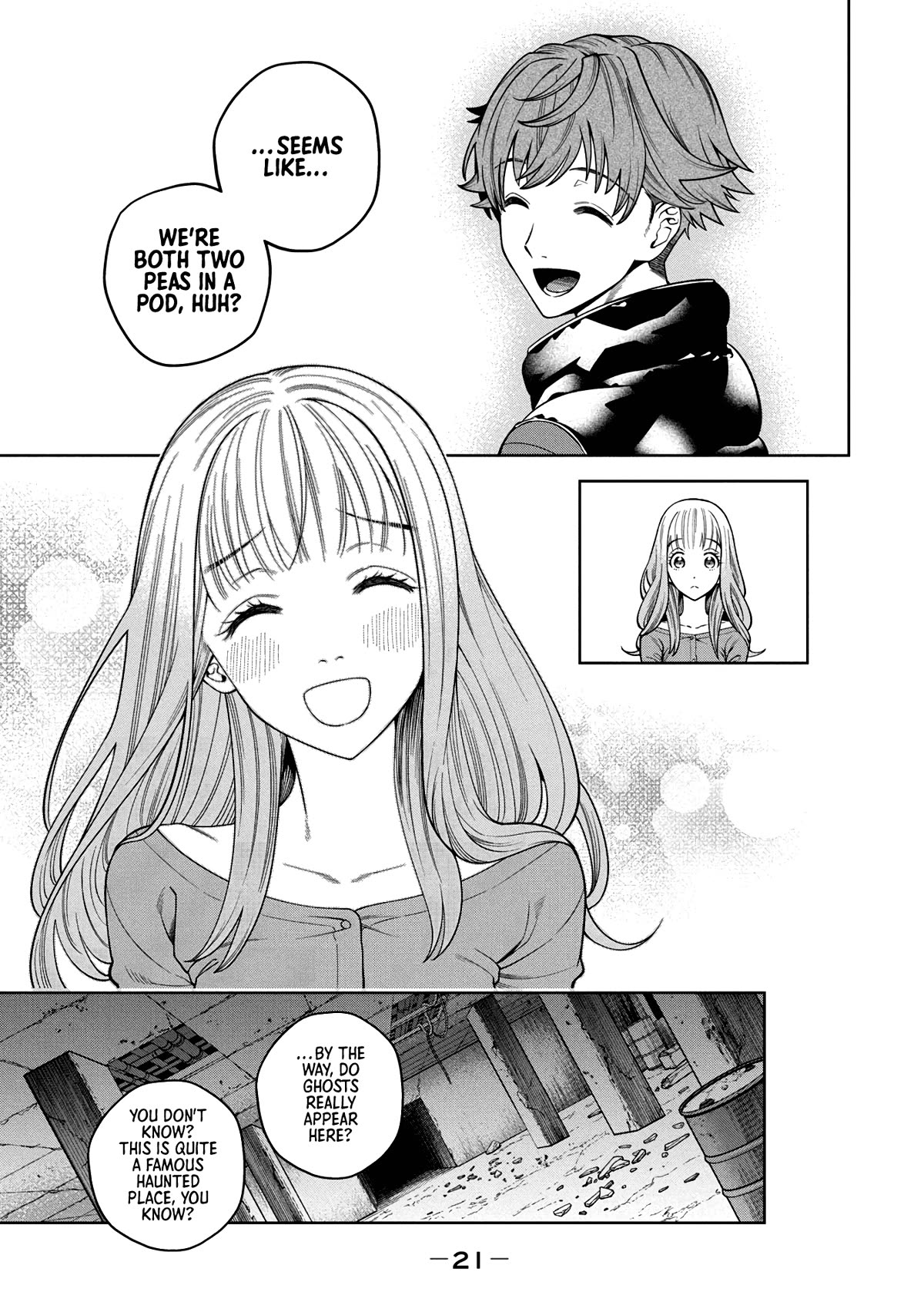 Scary Campus College University Chapter 1 page 22 - Chapter 1: Welcome Party ①