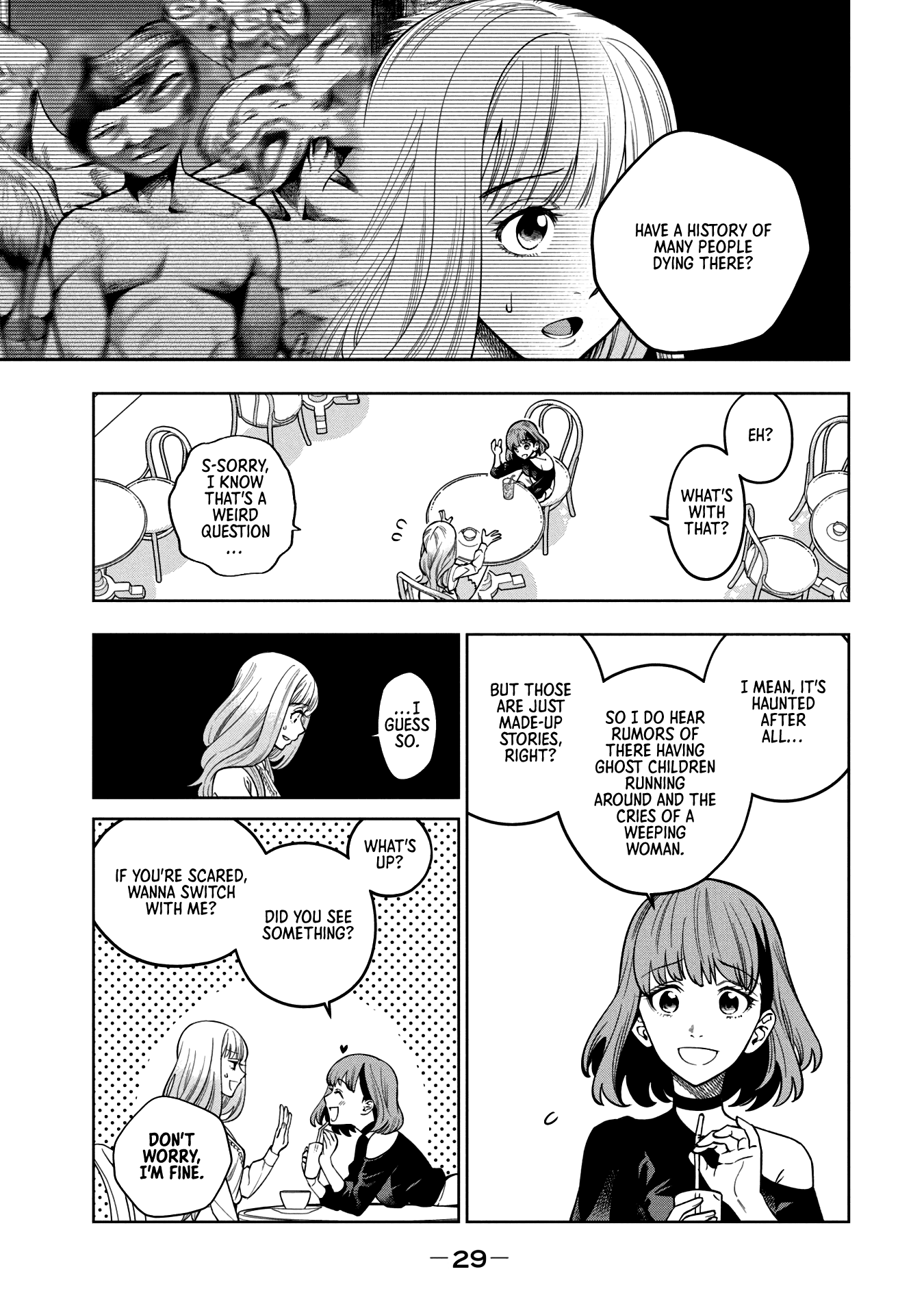 Scary Campus College University Chapter 1 page 29 - Chapter 1: Welcome Party ①