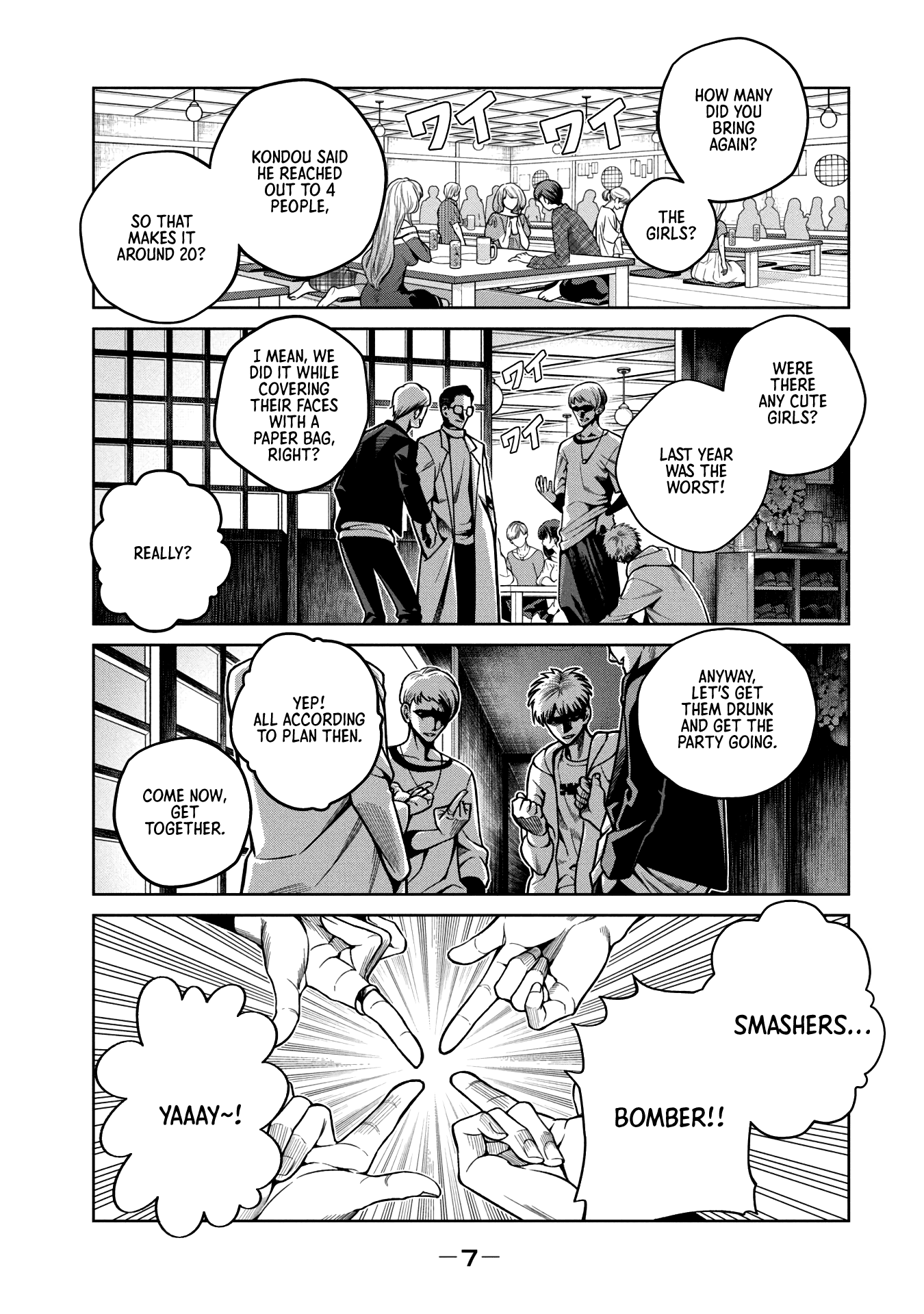 Scary Campus College University Chapter 1 page 8 - Chapter 1: Welcome Party ①