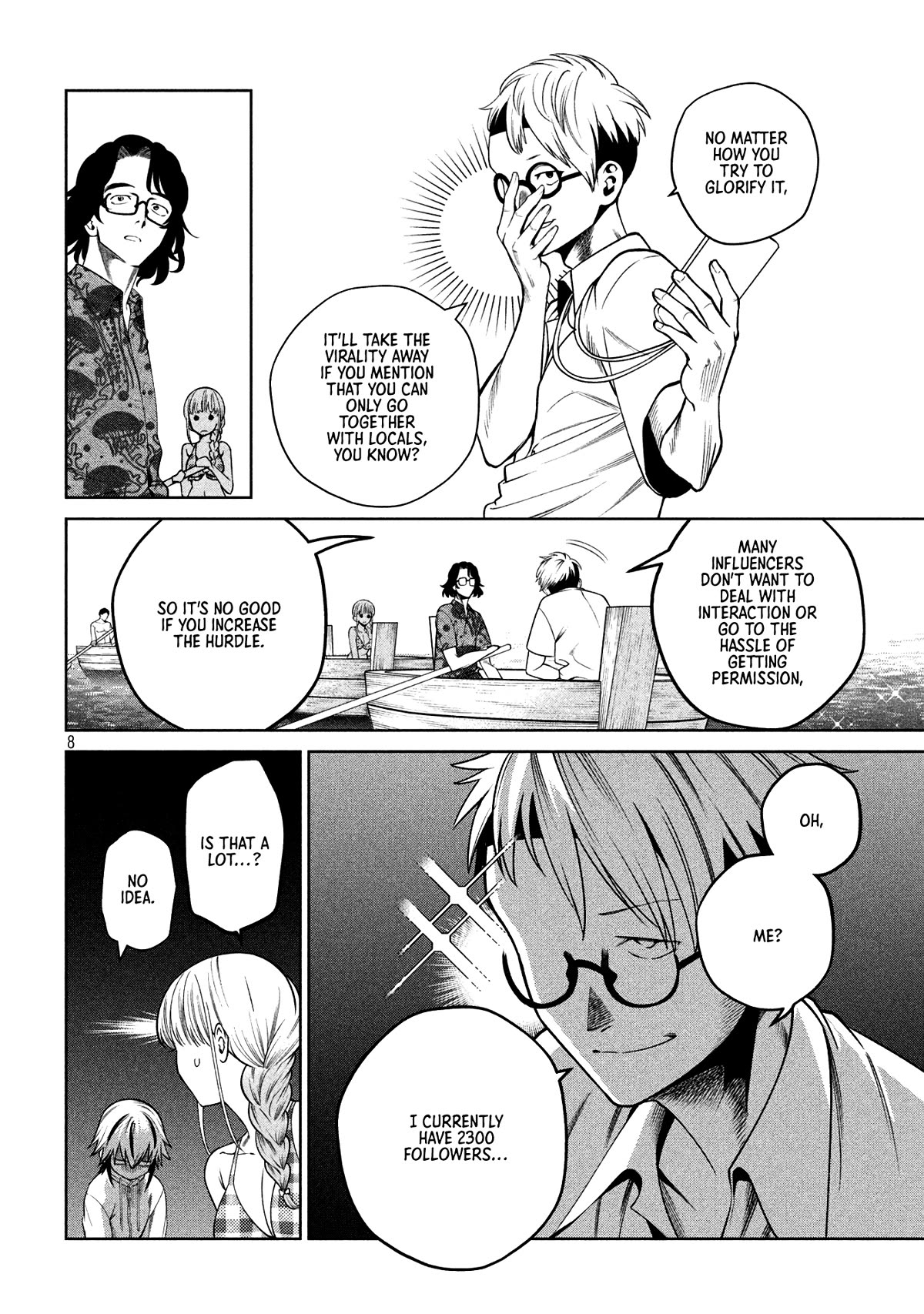 Scary Campus College University Chapter 17 page 8 - Chapter 17: Sea ②