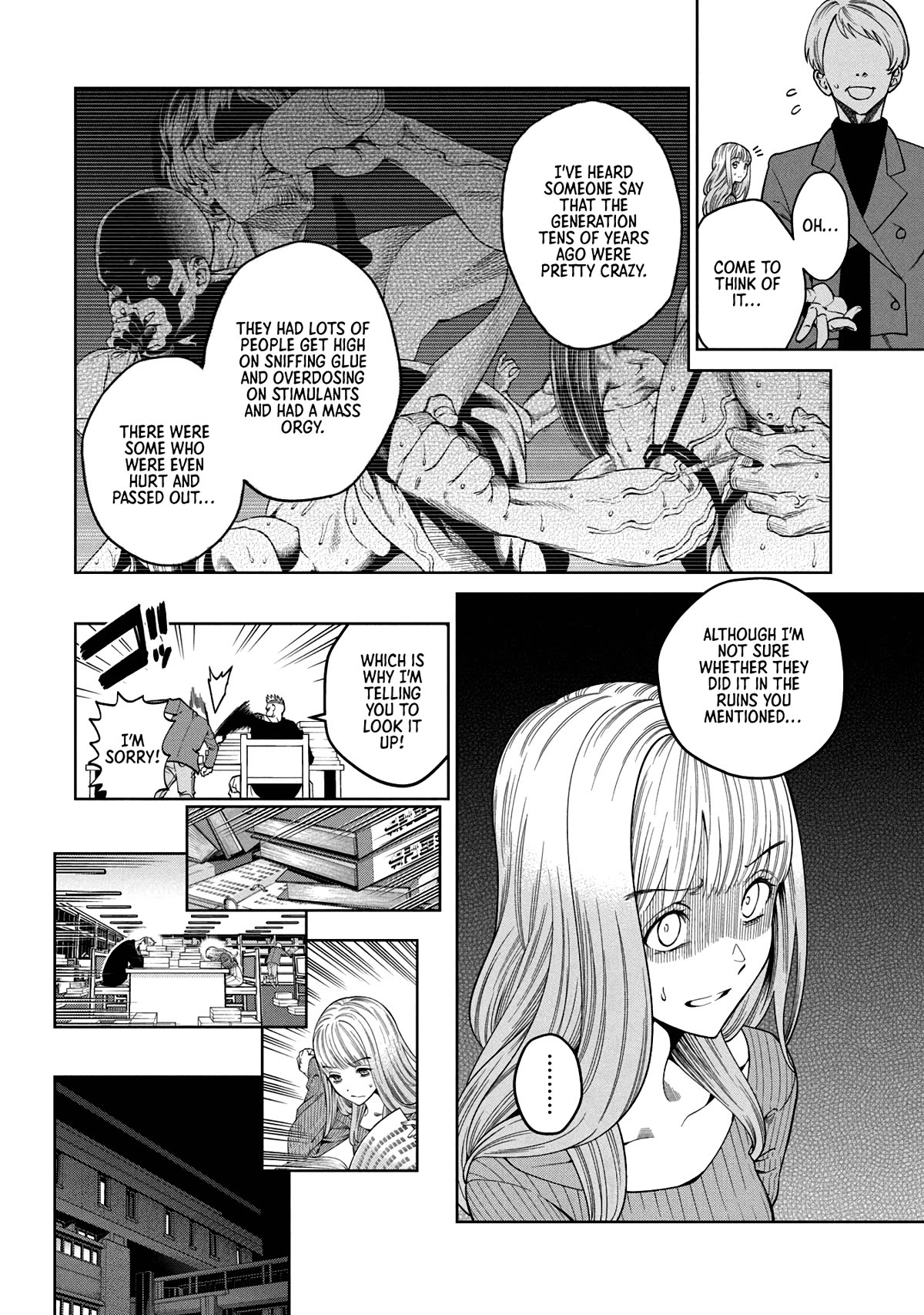 Scary Campus College University Chapter 2 page 18 - Chapter 2: Welcome Party ②