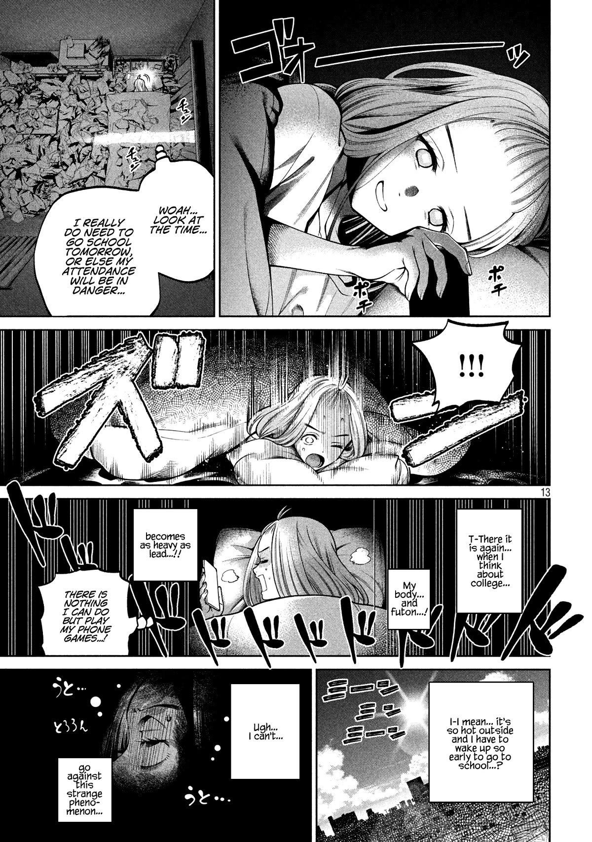 Scary Campus College University Chapter 32 page 13 - Chapter 32: Summer Break Mode